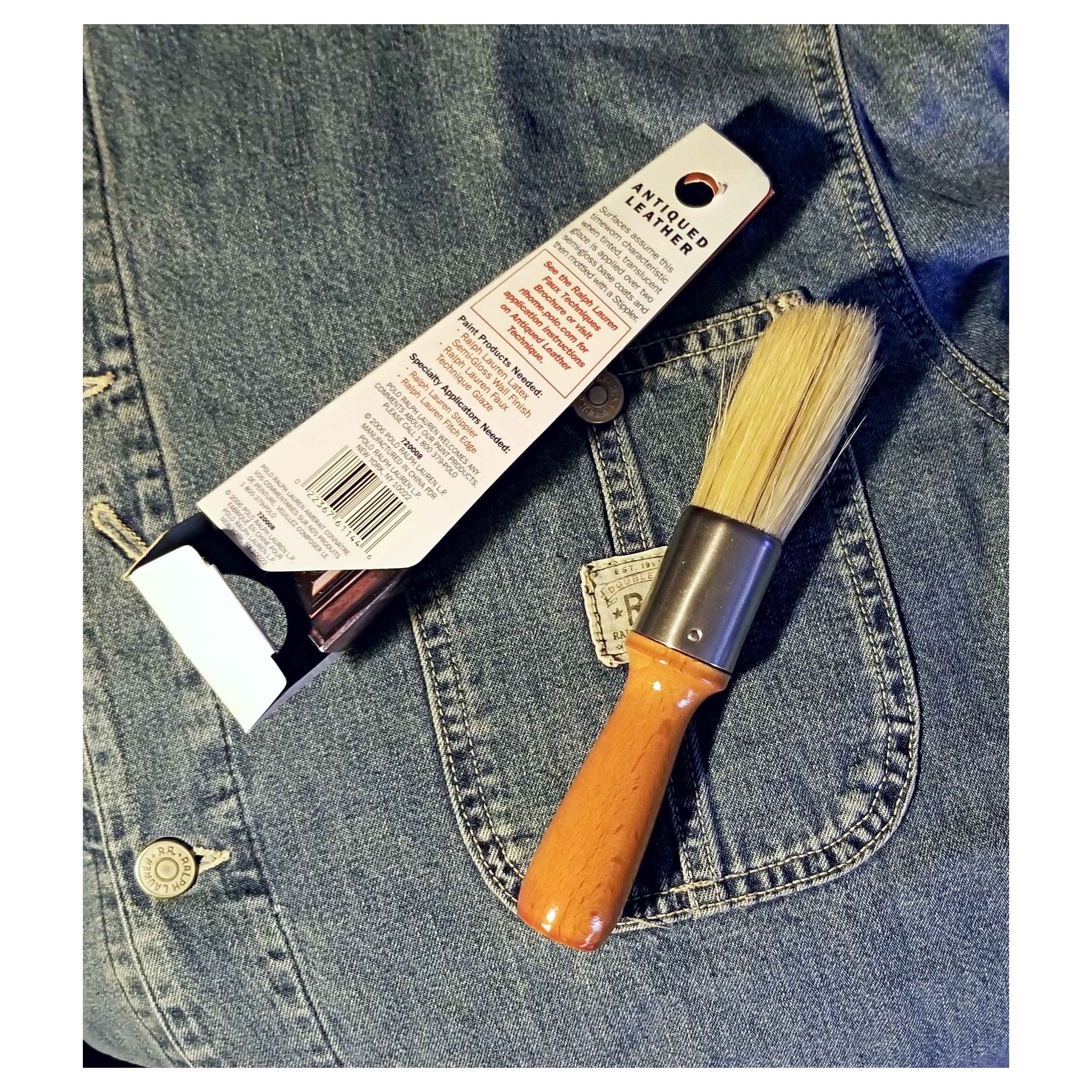 Polo Ralph Lauren VTG. RALPH LAUREN FITCH EDGE PAINT BRUSH- DEADSTOCK UNUSED!! Size ONE SIZE - 3 Thumbnail