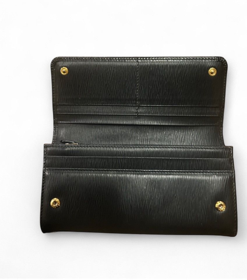 Prada Prada Large Black Saffiano Leather Wallet Size ONE SIZE - 3 Thumbnail