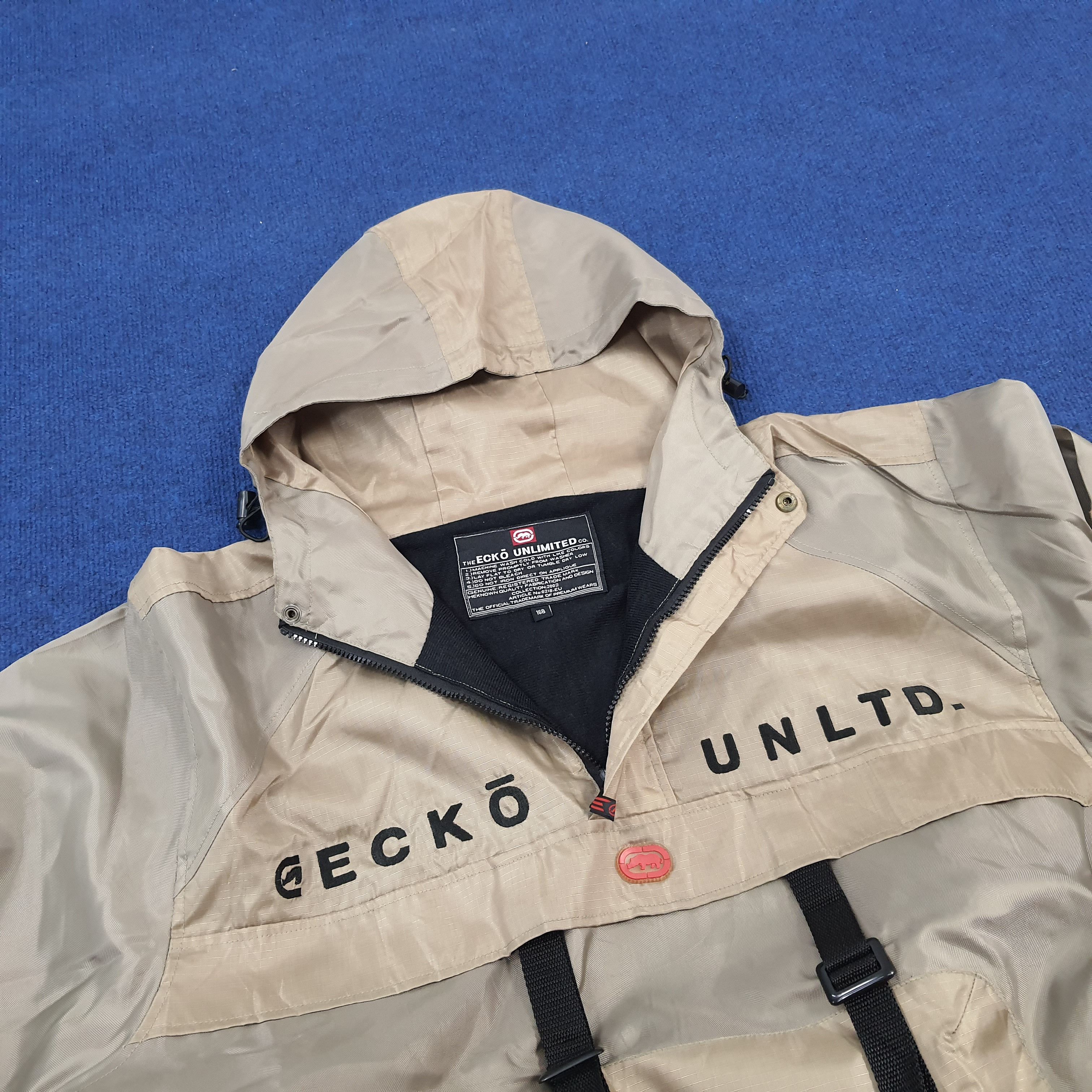 Ecko Unltd. × Vintage Vintage Ecko Unltd. Windbreaker Jacket Size US XXL / EU 58 / 5 - 4 Thumbnail