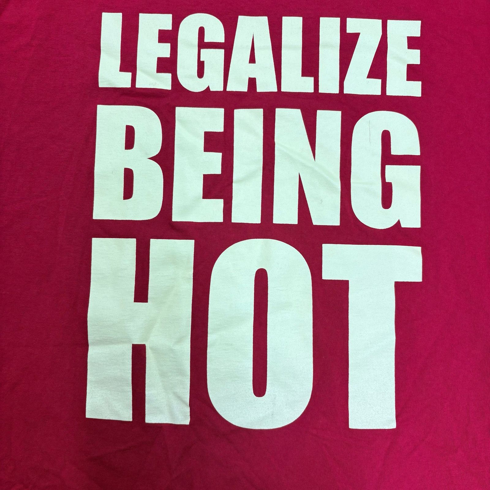 Skim Milk Skim Milk Legalize Being Hot Tee in Red Size US M / EU 48-50 / 2 - 4 Thumbnail