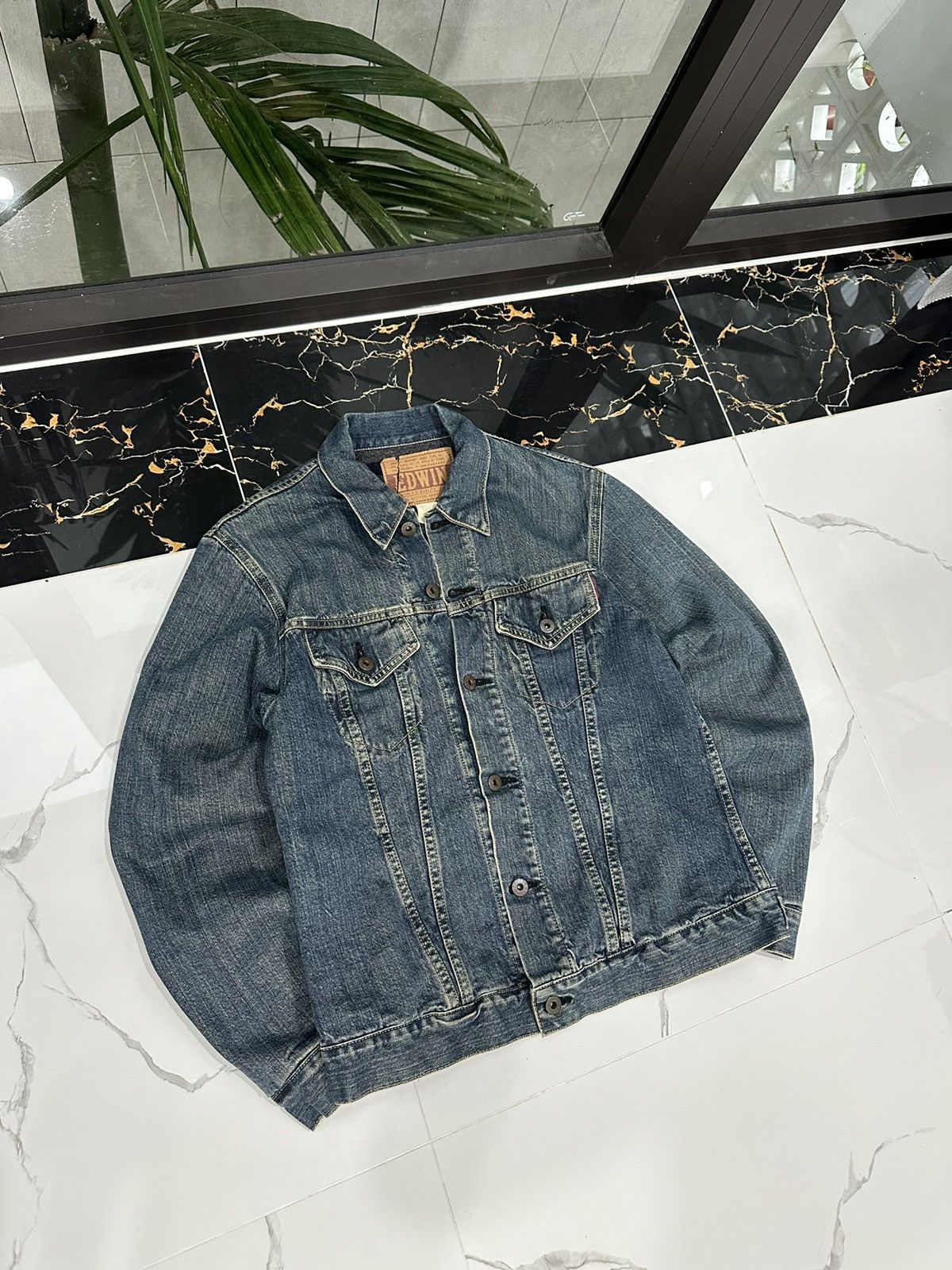 Edwin × Vintage EDWIN VINTAGE ARCHIVAL DENIM STREETWEAR JACKET Size US M / EU 48-50 / 2 - 1 Thumbnail