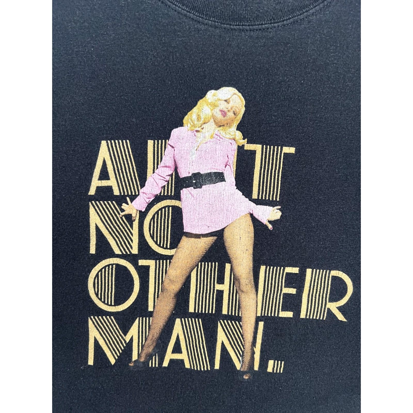 Anvil VINTAGE Christina Aguilera T-Shirt Mens S Black Back To Basics Tour Concert Shirt Mens Small Black Graphic Print Size US S / EU 44-46 / 1 - 2 Thumbnail