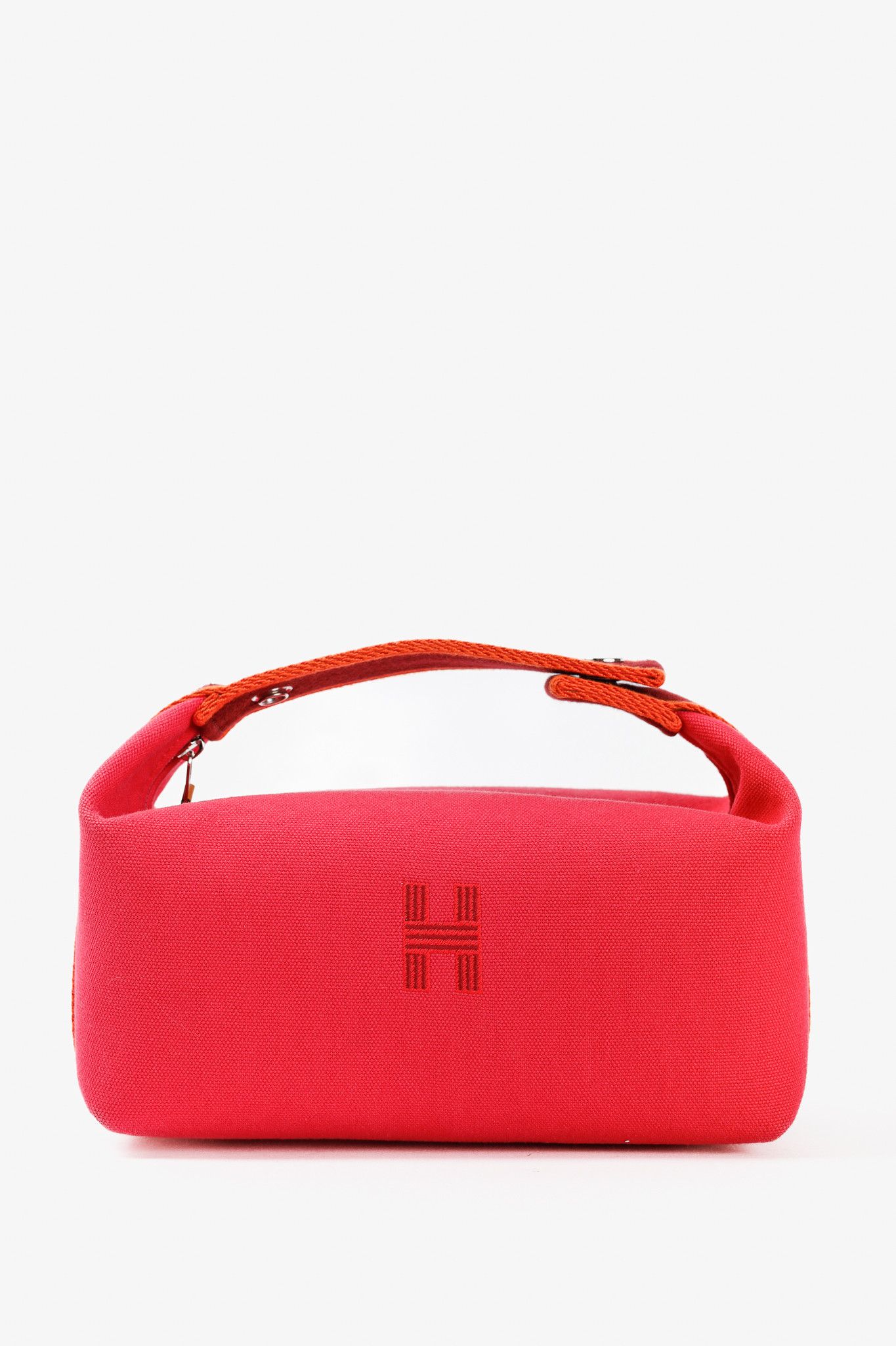 Hermes Hermes Bride-a-Brac Small Model Hibiscus Canvas Case Size ONE SIZE - 1 Thumbnail