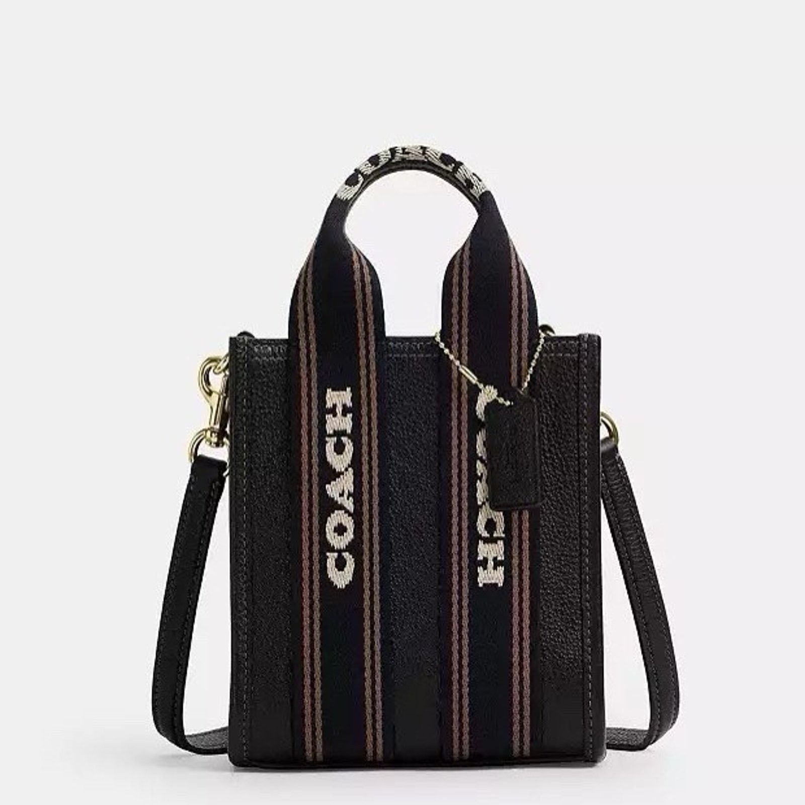 Coach NWT Coach Smith Mini Tote Bag CCF80 leather/Gold/Black Size ONE SIZE - 9 Thumbnail