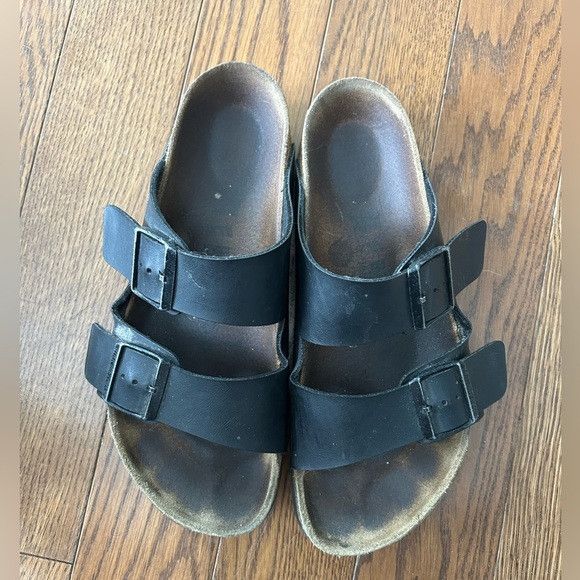Birkenstock Birkenstock Black Arizona Sandals Size US 9 / IT 39 - 1 Thumbnail