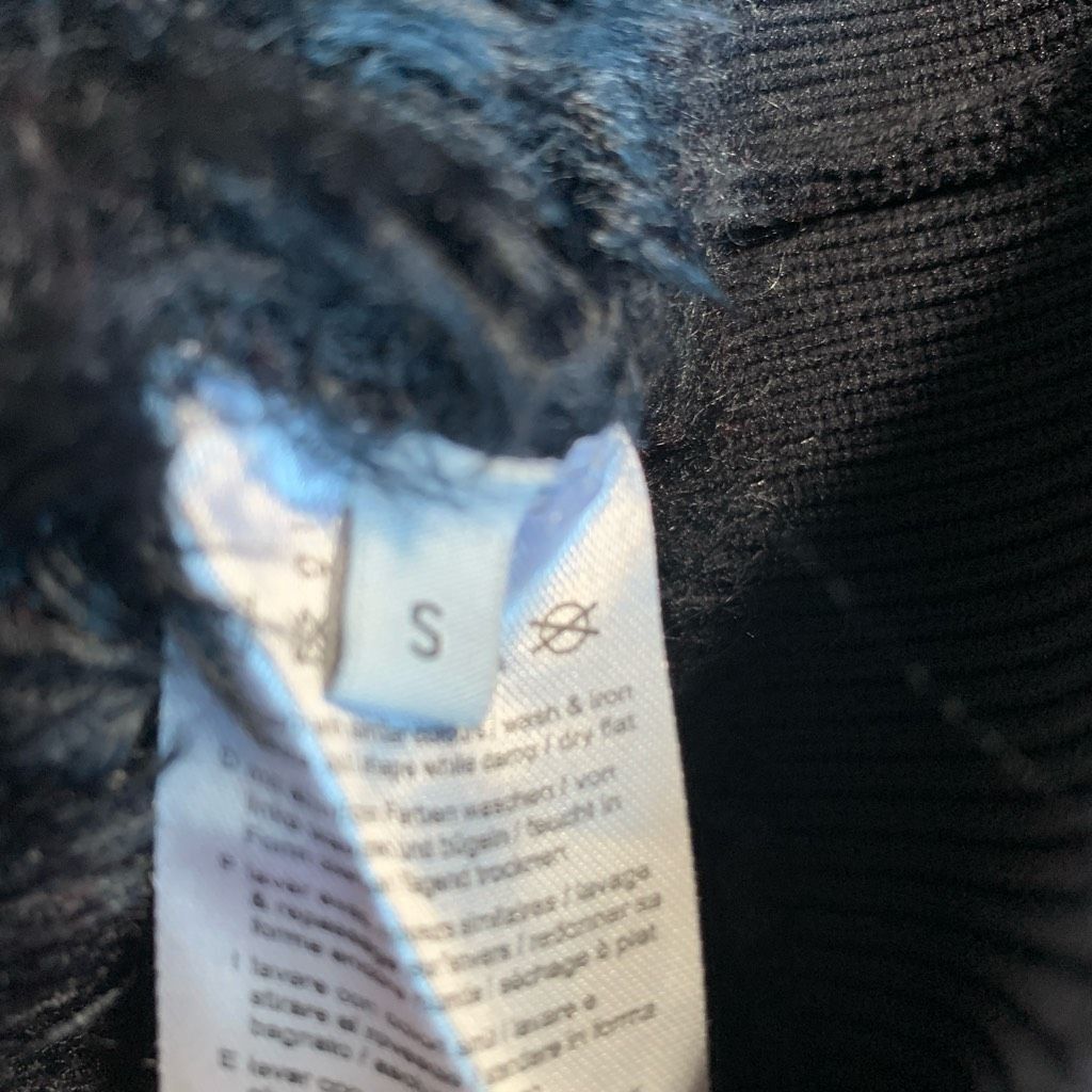 Opening Ceremony Esprit x Opening Ceremony Sweater Black Fuzzy Logo Cropped C Size S / US 4 / IT 40 - 7 Thumbnail