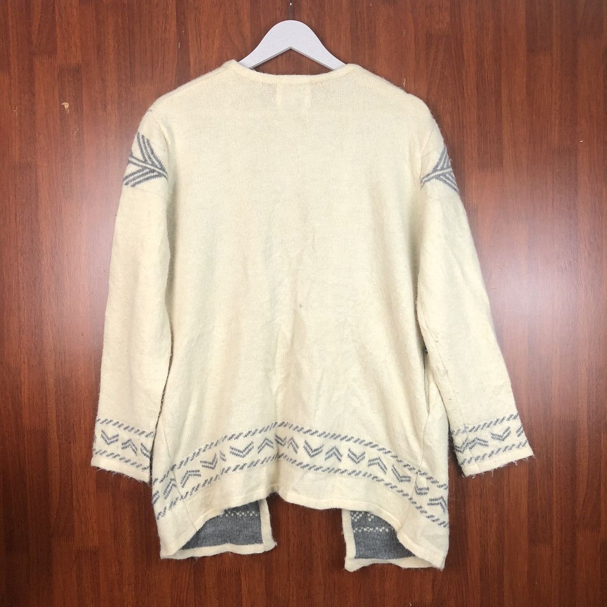 Homespun Knitwear × Japanese Brand Coen Enjoy Easy Chic Brown navajo Cardigan #7488 Size US L / EU 52-54 / 3 - 12 Thumbnail