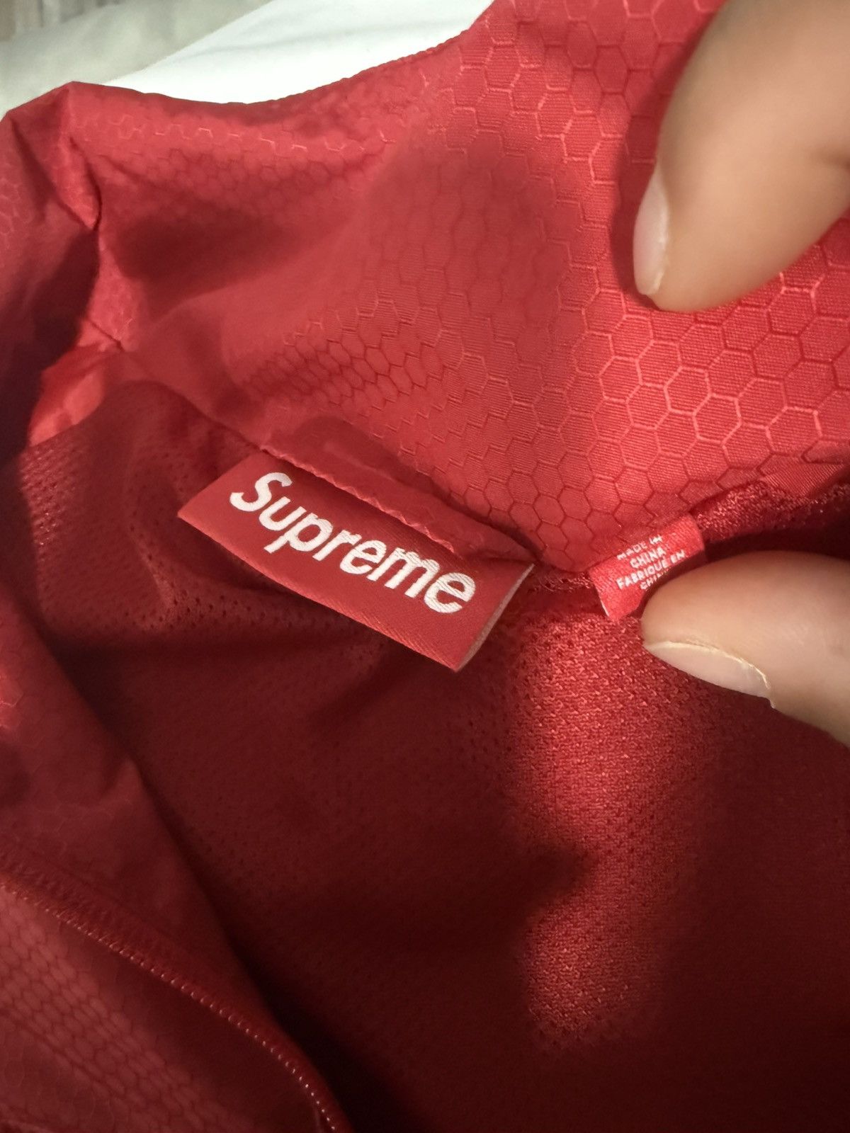 Supreme Supreme reflective piping pullover Size US M / EU 48-50 / 2 - 3 Thumbnail