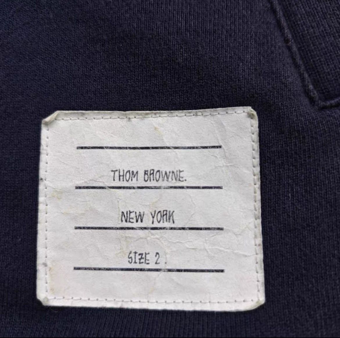 Thom Browne Thom Browne Classic 4-Bar Hoodie Navy Sz 2 Size US S / EU 44-46 / 1 - 4 Thumbnail