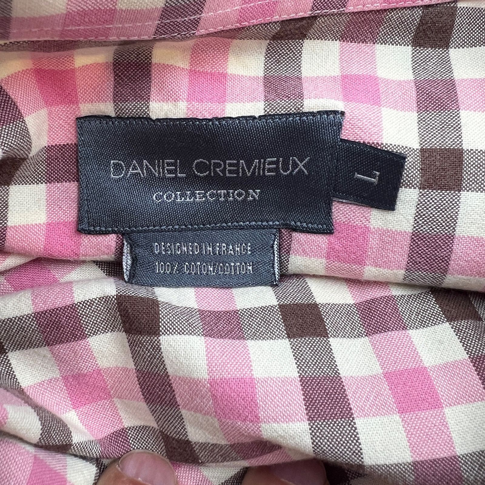 Daniel Cremieux Daniel Cremieux Button Down Check Shirt Long Sleeves Cotton Size US L / EU 52-54 / 3 - 2 Thumbnail