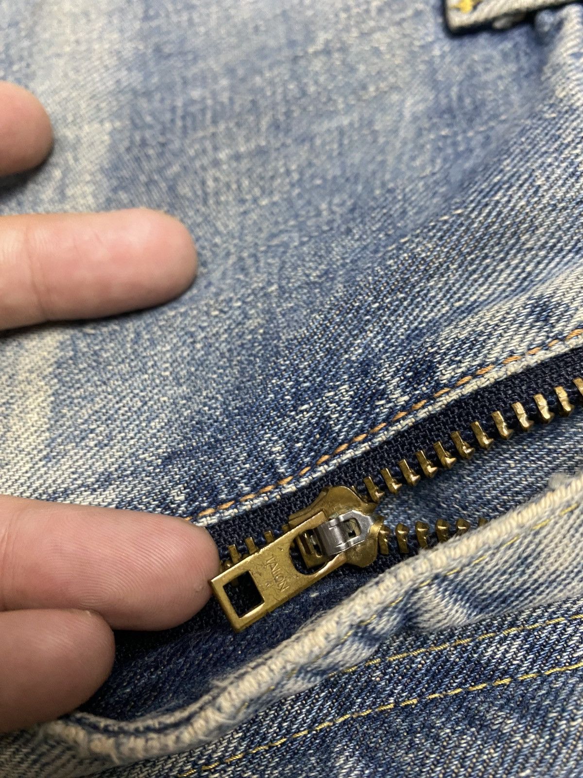 Lee Rare Vintage 80s Lee Union Made Half selvedge W34 Size US 34 / EU 50 - 7 Thumbnail