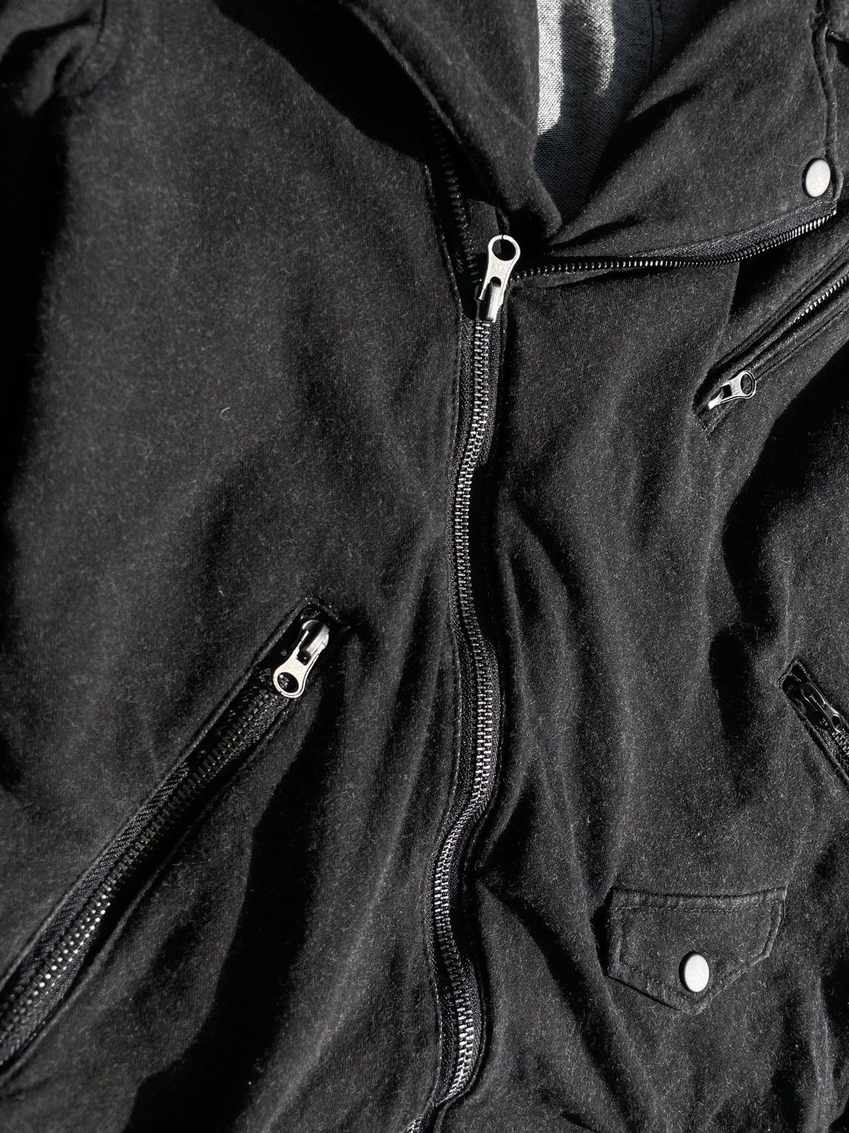 If Six Was Nine 2000s Japanese archive Vkei Cotton Biker Jacket Gyaruo Size US S / EU 44-46 / 1 - 7 Thumbnail