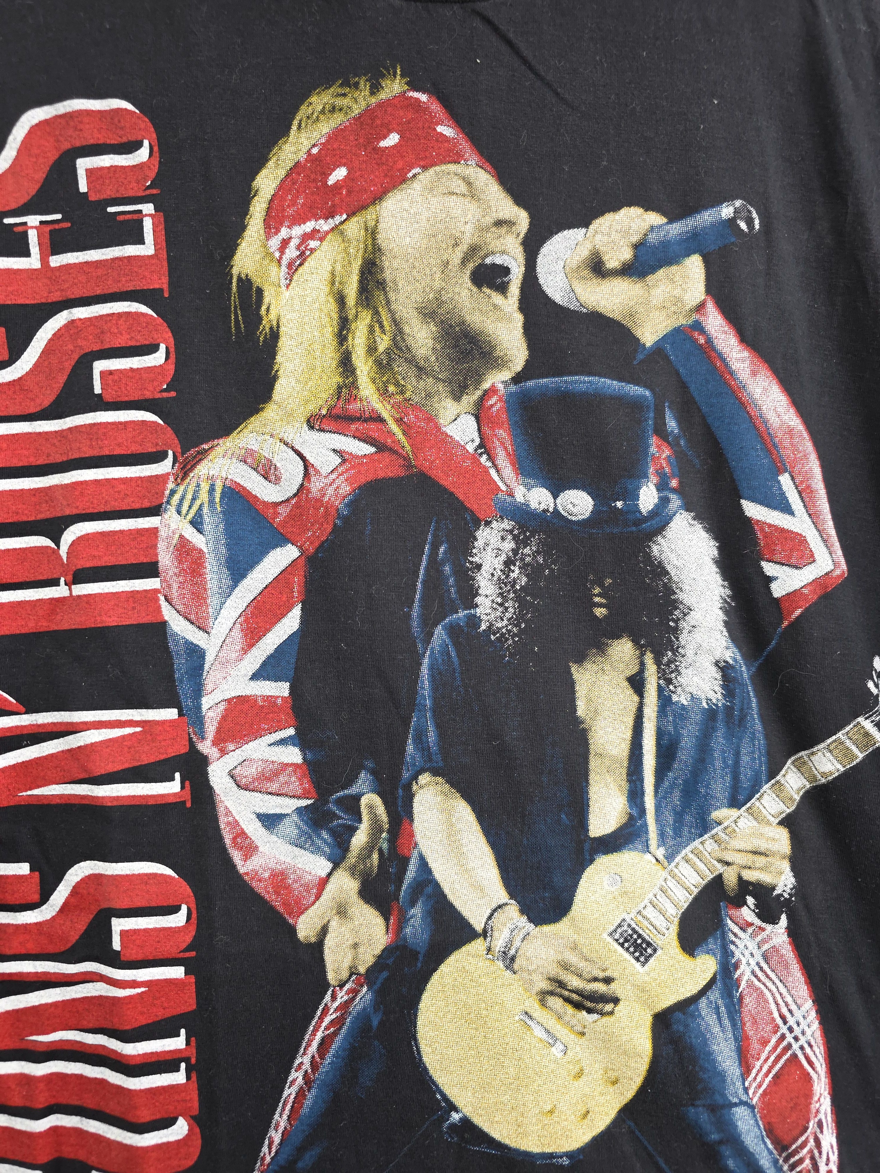 Band Tees × Guns N' Roses × Vintage 90s Guns N Roses Axl Slash Bootleg XL 24" 29" Size US XL / EU 56 / 4 - 3 Thumbnail