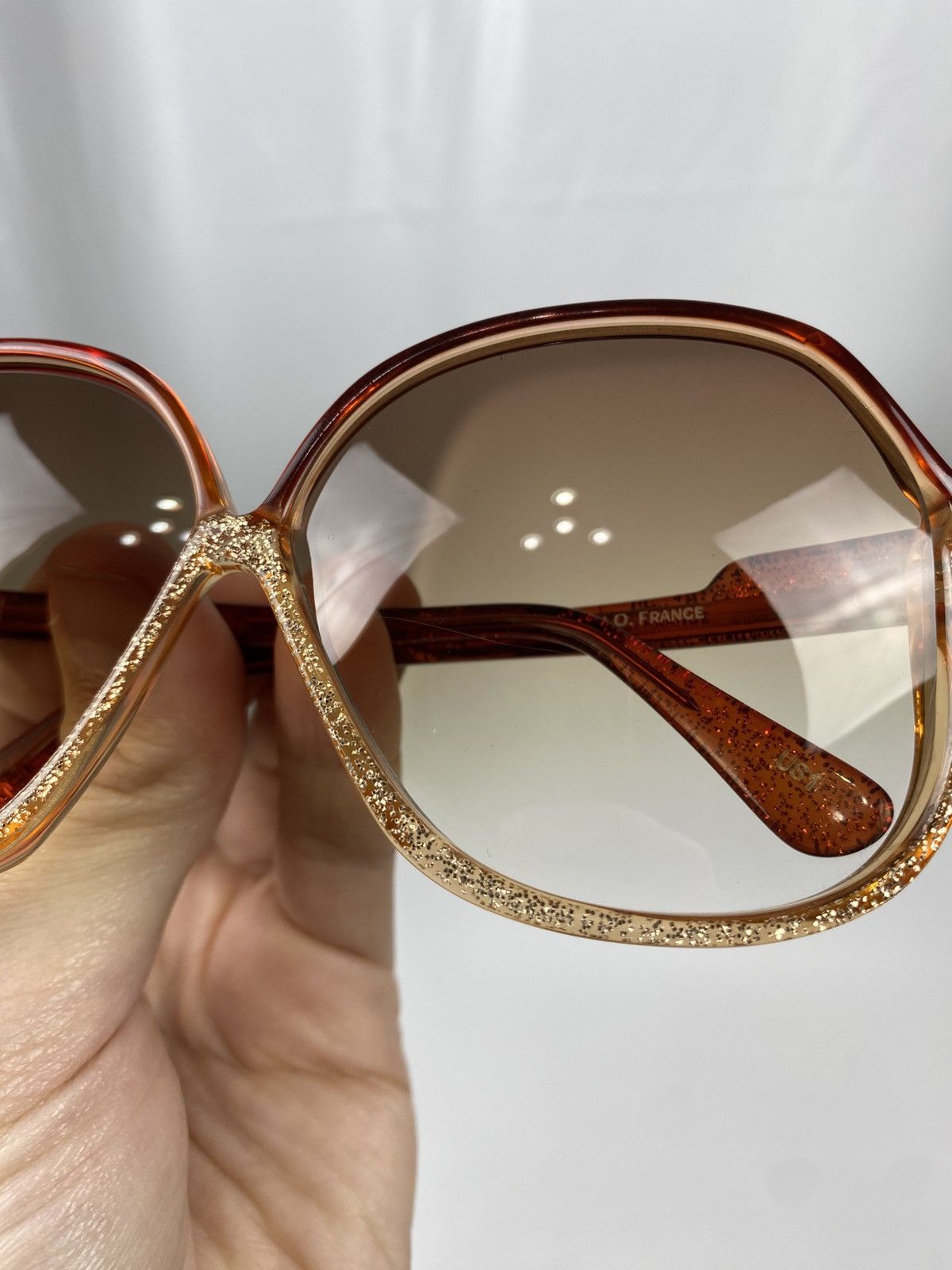 Charles Jourdan J Jourdan Paris Glitter Sunglasses Retro Playboy Vintage Size ONE SIZE - 15 Thumbnail