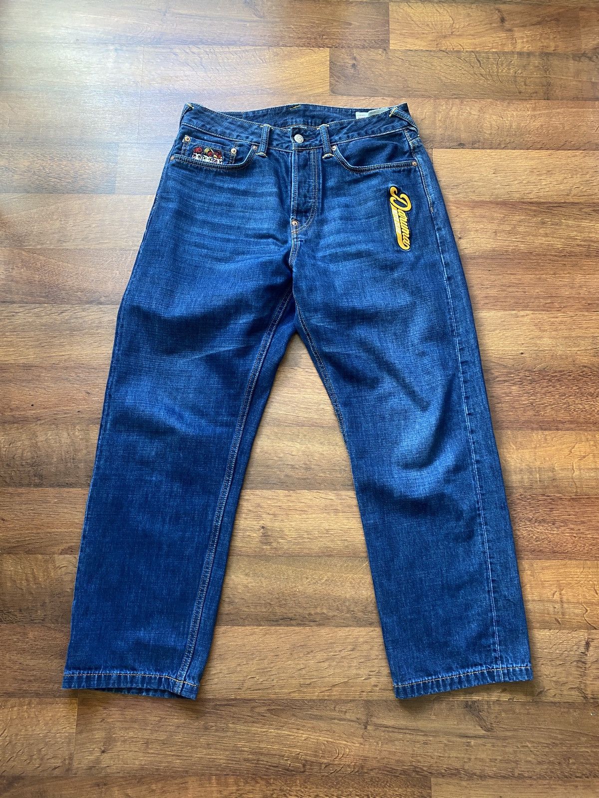 Evisu Evisu Selvedge Denim Embroidered Logo Size US 30 / EU 46 - 1 Thumbnail