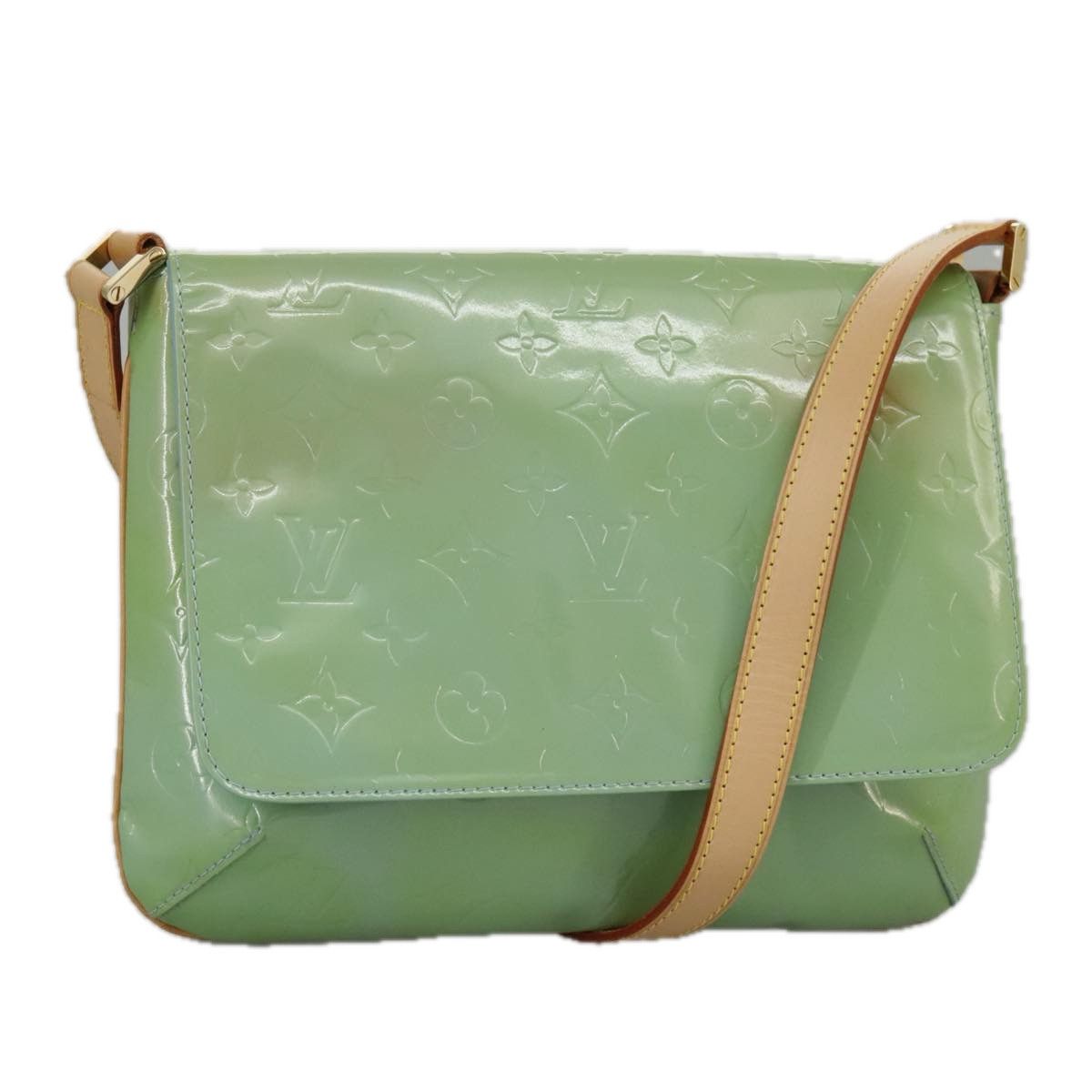Louis Vuitton Thompson Street Green Patent Leather Shoulder Bag Size ONE SIZE - 1 Thumbnail