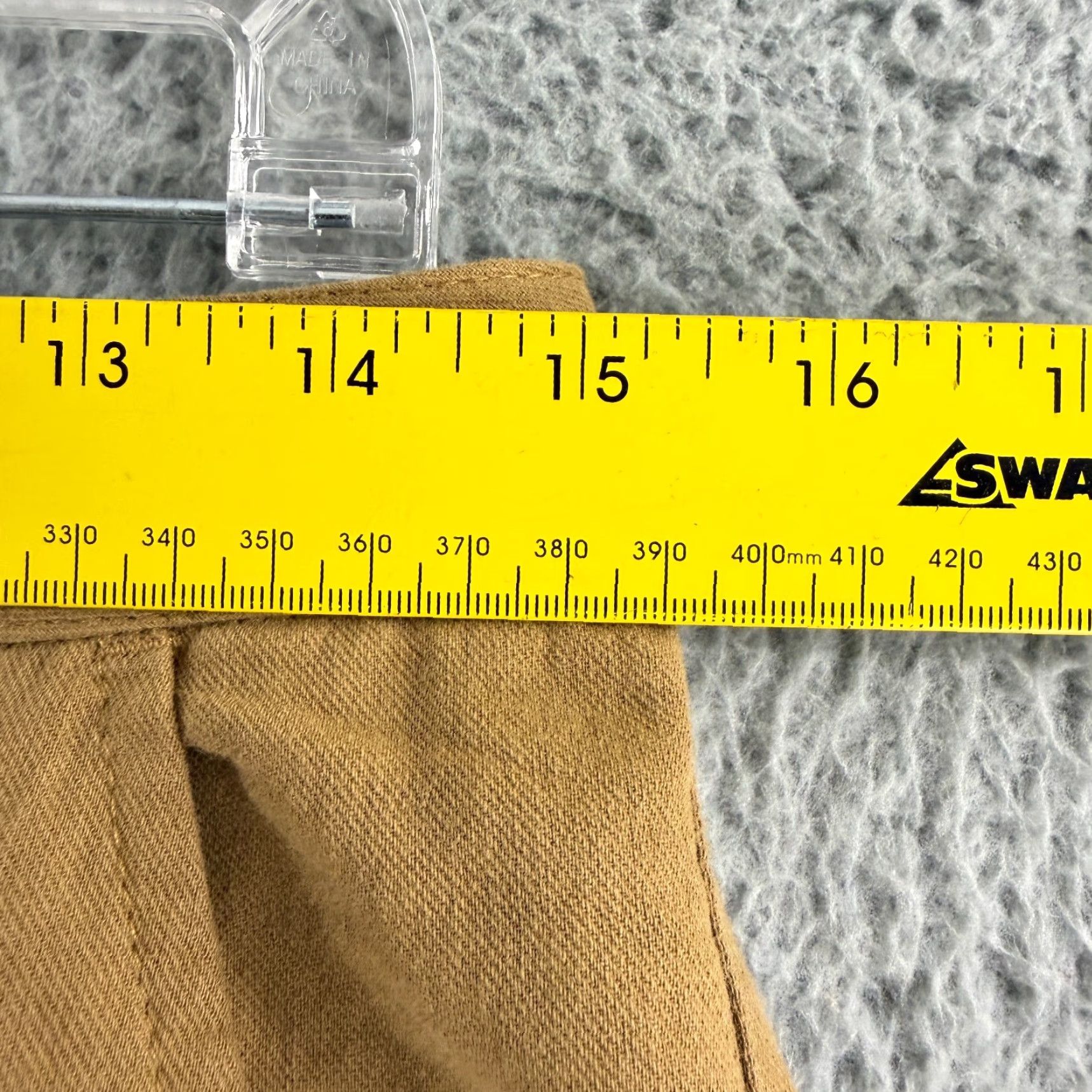Vintage Bridge & Burn Pants Mens Size 30 Brown Cotton Linen Blend Straight Leg Casual Size US 30 / EU 46 - 5 Thumbnail