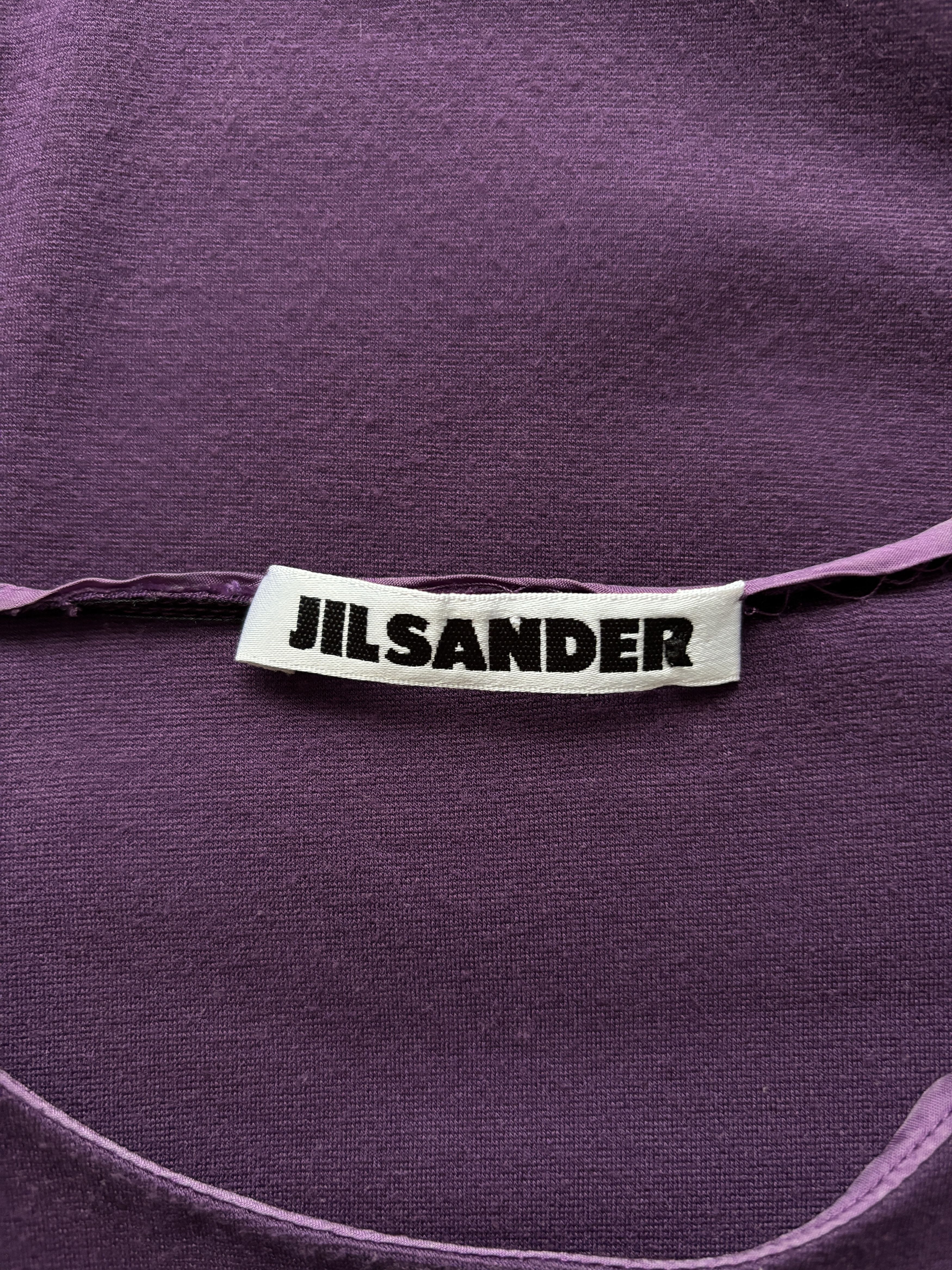Jil Sander ⚡️QUICK SALE⚡️Jil Sander Purple Midi Long Sleeve Dress Size M / US 6-8 / IT 42-44 - 3 Thumbnail