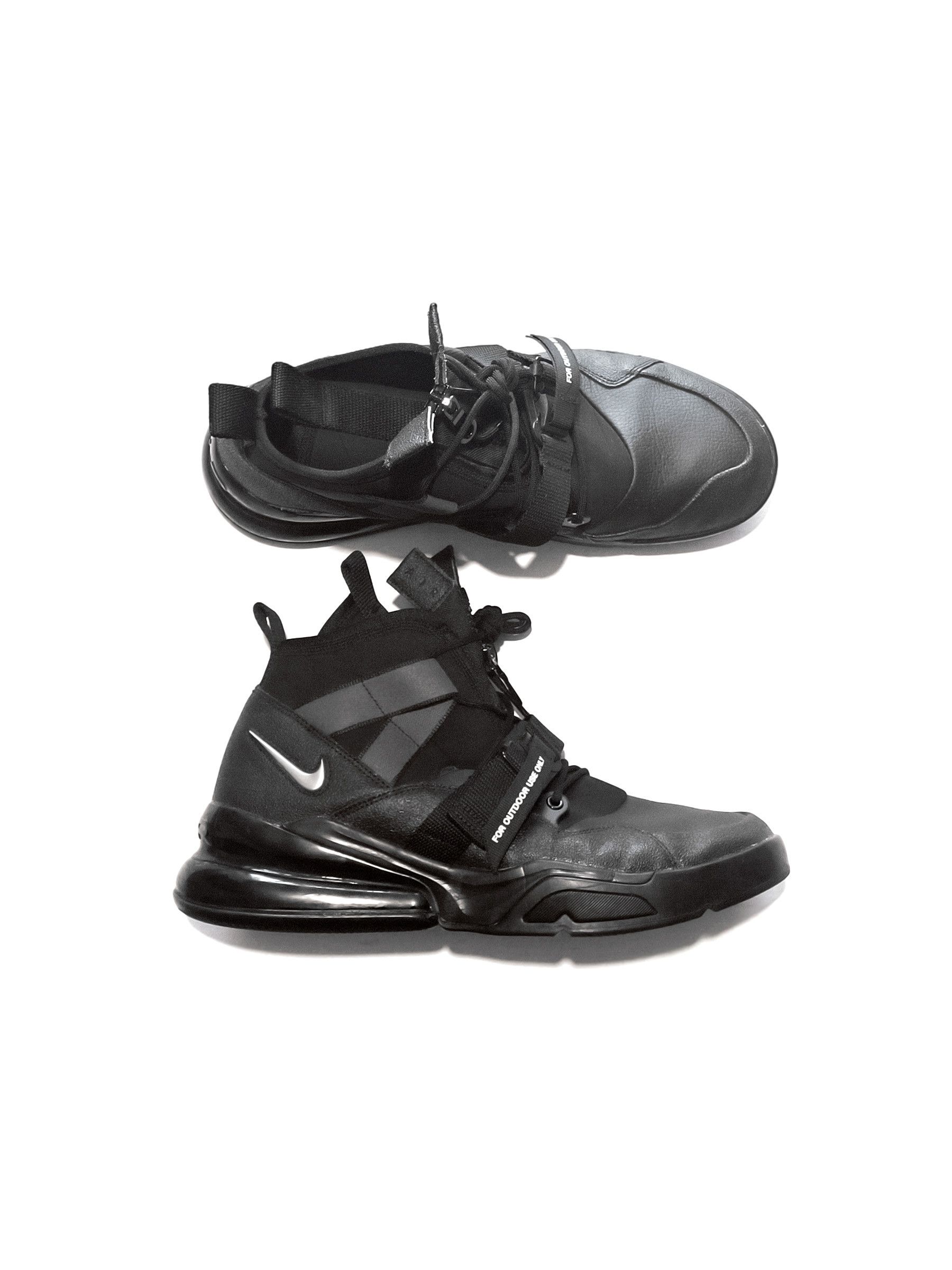 270 Black Air Force 270 White And Grey Nike Air Force 270 Utility