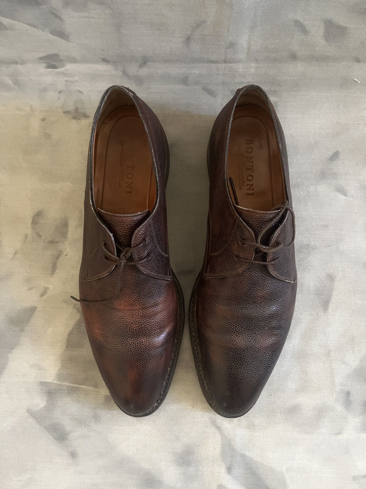 Bontoni Bontoni Scuro Casual Laceup in Legno Size US 13 / EU 46 - 3 Thumbnail