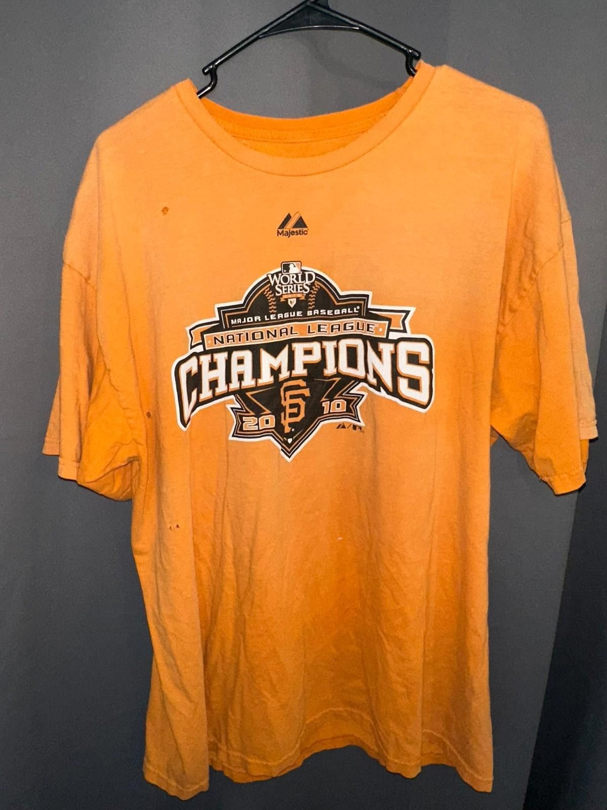 Majestic Vintage 2010 SF Giants NL Champions Tee – Majestic, LG Size US L / EU 52-54 / 3 - 1 Thumbnail