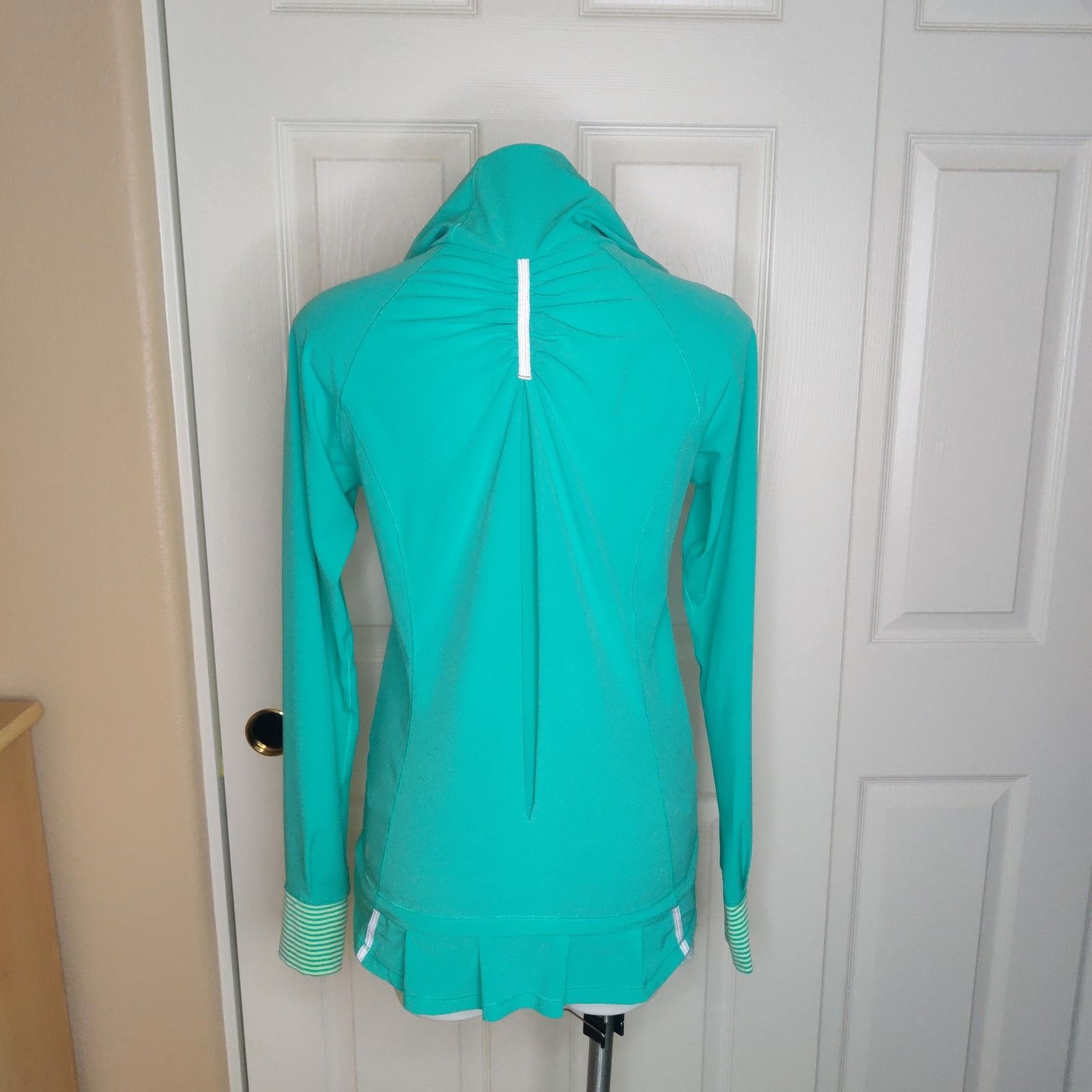 Lululemon Lightened Up Pullover Top Bali Breeze/1/8 Stripe Bali Breeze Size M / US 6-8 / IT 42-44 - 6 Thumbnail