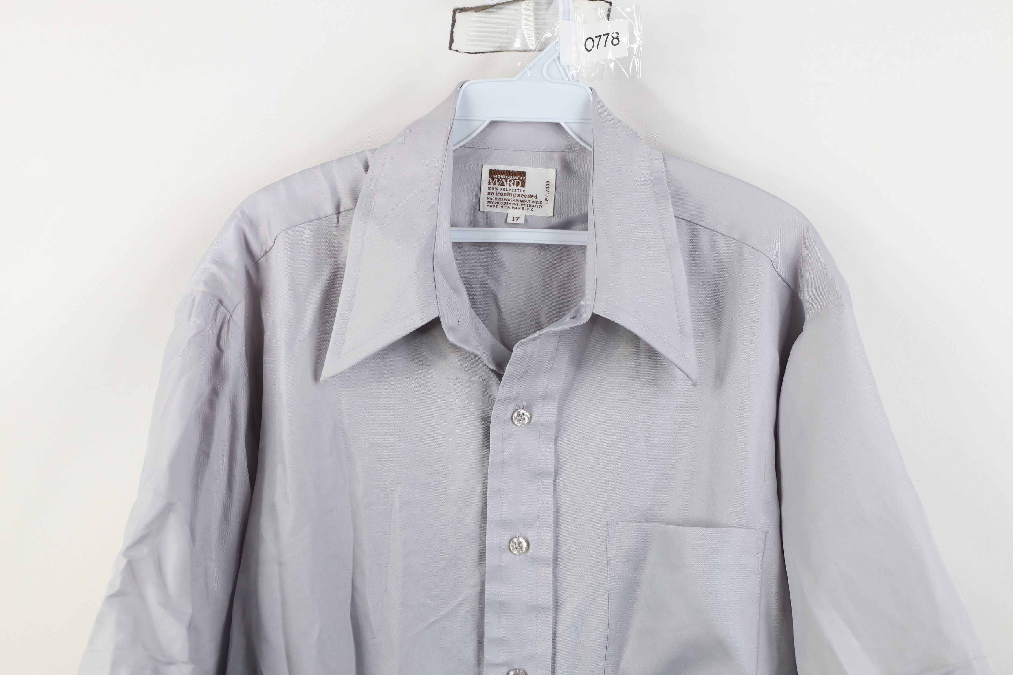 Vintage Vintage 70s Streetwear Short Sleeve Collar Button Shirt Size US M / EU 48-50 / 2 - 2 Thumbnail