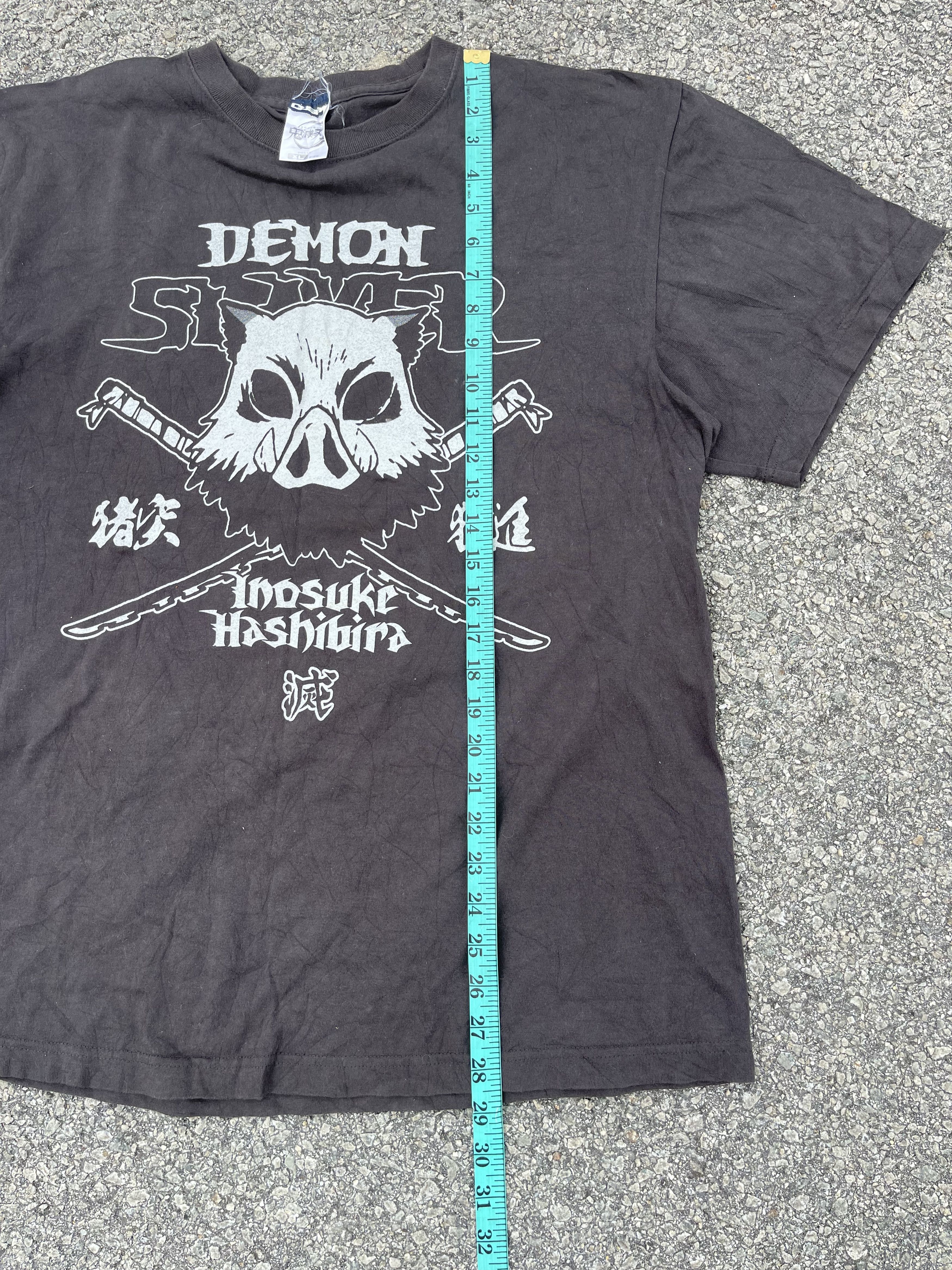 Anime Vintage y2k Demon Slayer x Cospa Black Tee Size US L / EU 52-54 / 3 - 7 Thumbnail