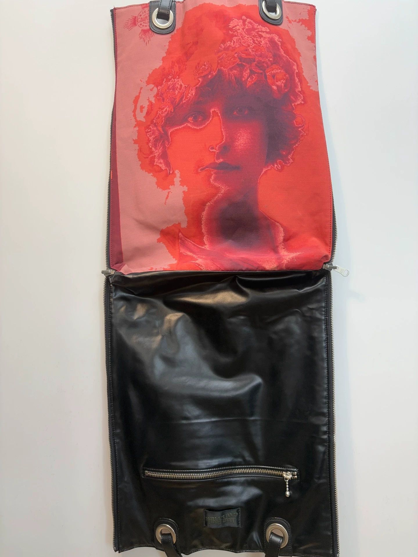 Jean Paul Gaultier Jean Paul Gaultier Psyched Portr 2-Sided Tote/Shoulder Size ONE SIZE - 3 Thumbnail