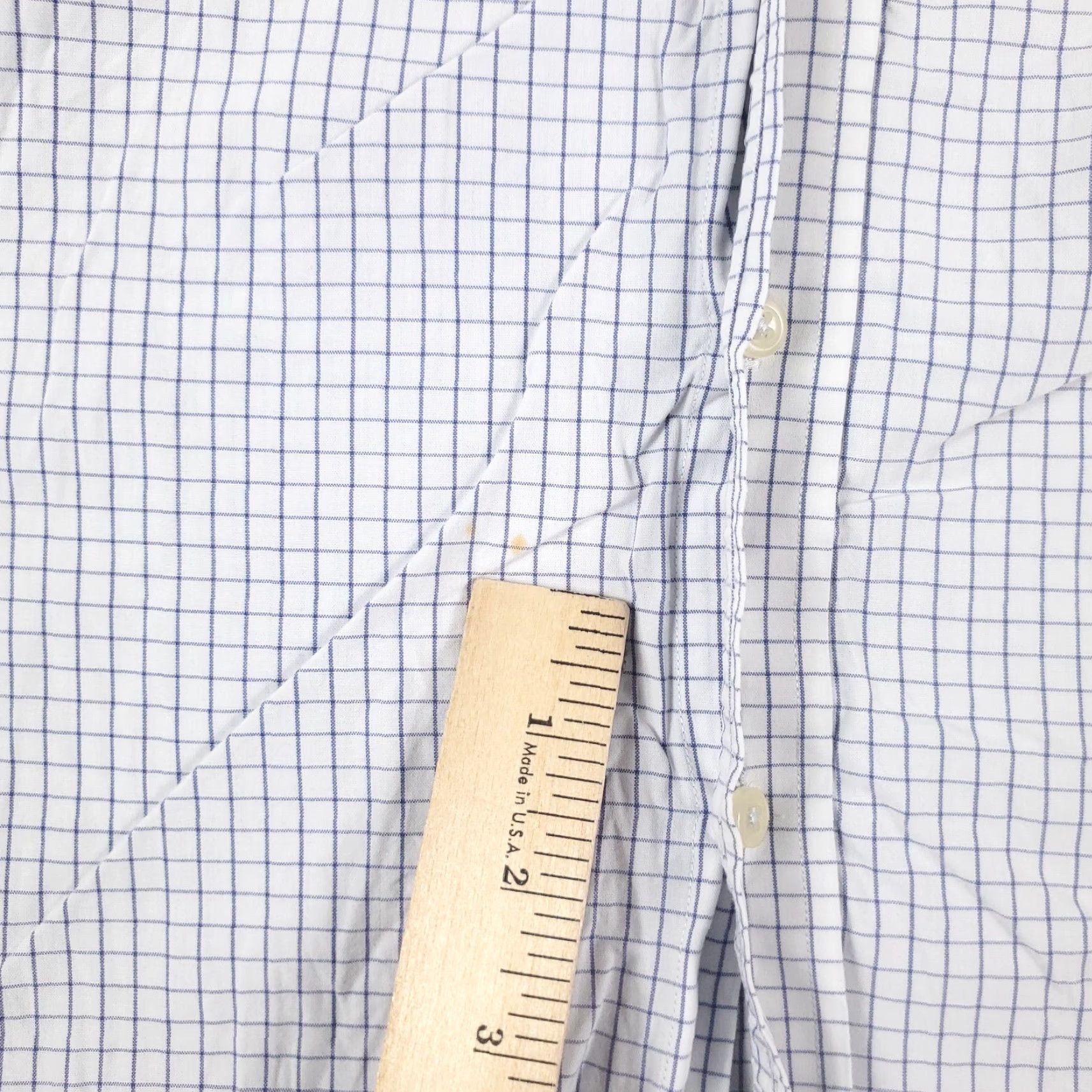 Tommy Hilfiger Tommy Hilfiger Shirt Mens Large White Blue Check Button-Up Long Sleeve Casual Office Wear L White Check, Tommy Hilfiger, Button-Up, Men, Regular Fit Size US L / EU 52-54 / 3 - 3 Thumbnail