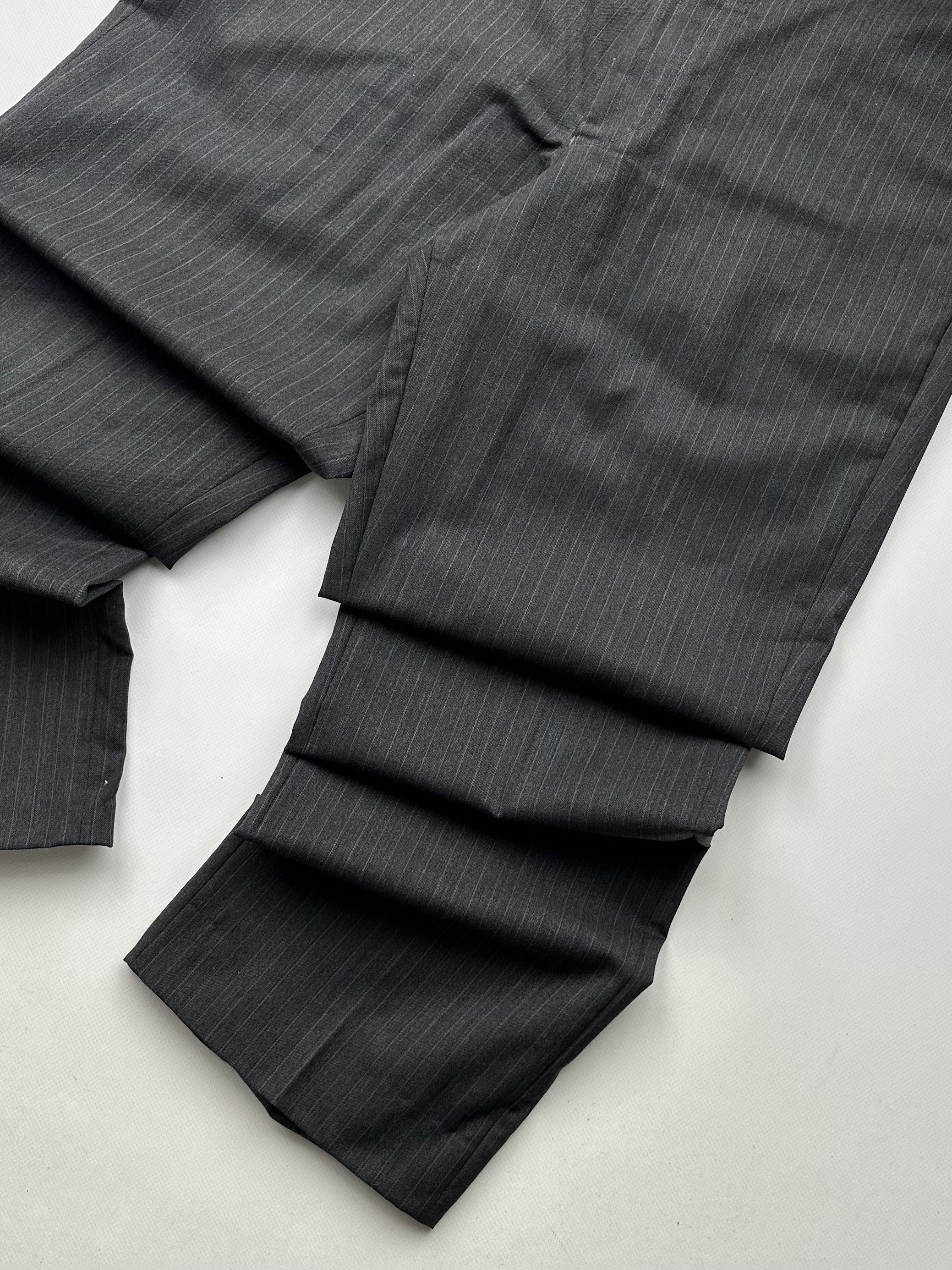 Vintage Yves Saint Laurent Vintage Wool Striped Pants Size US 34 / EU 50 - 4 Thumbnail
