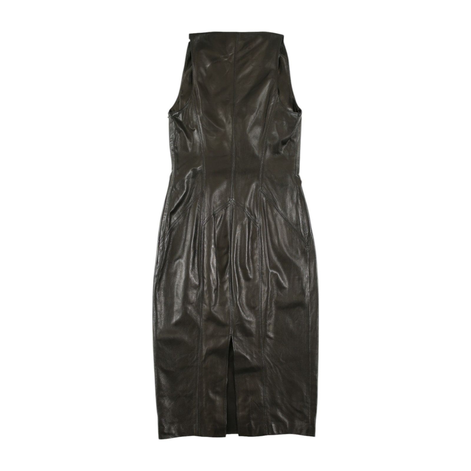 Gucci by Tom Ford Nappa Leather Dress Size M / US 6-8 / IT 42-44 - 2 Thumbnail