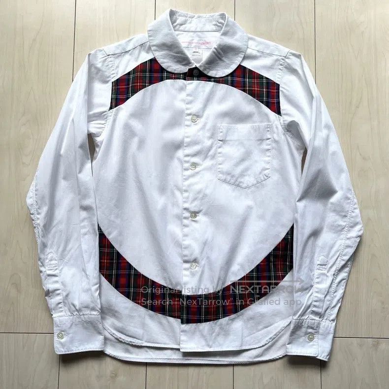 Comme des Garcons Comme Des Garcons Plaid Patchwork Shirt Size US XS / EU 42 / 0 - 1 Thumbnail
