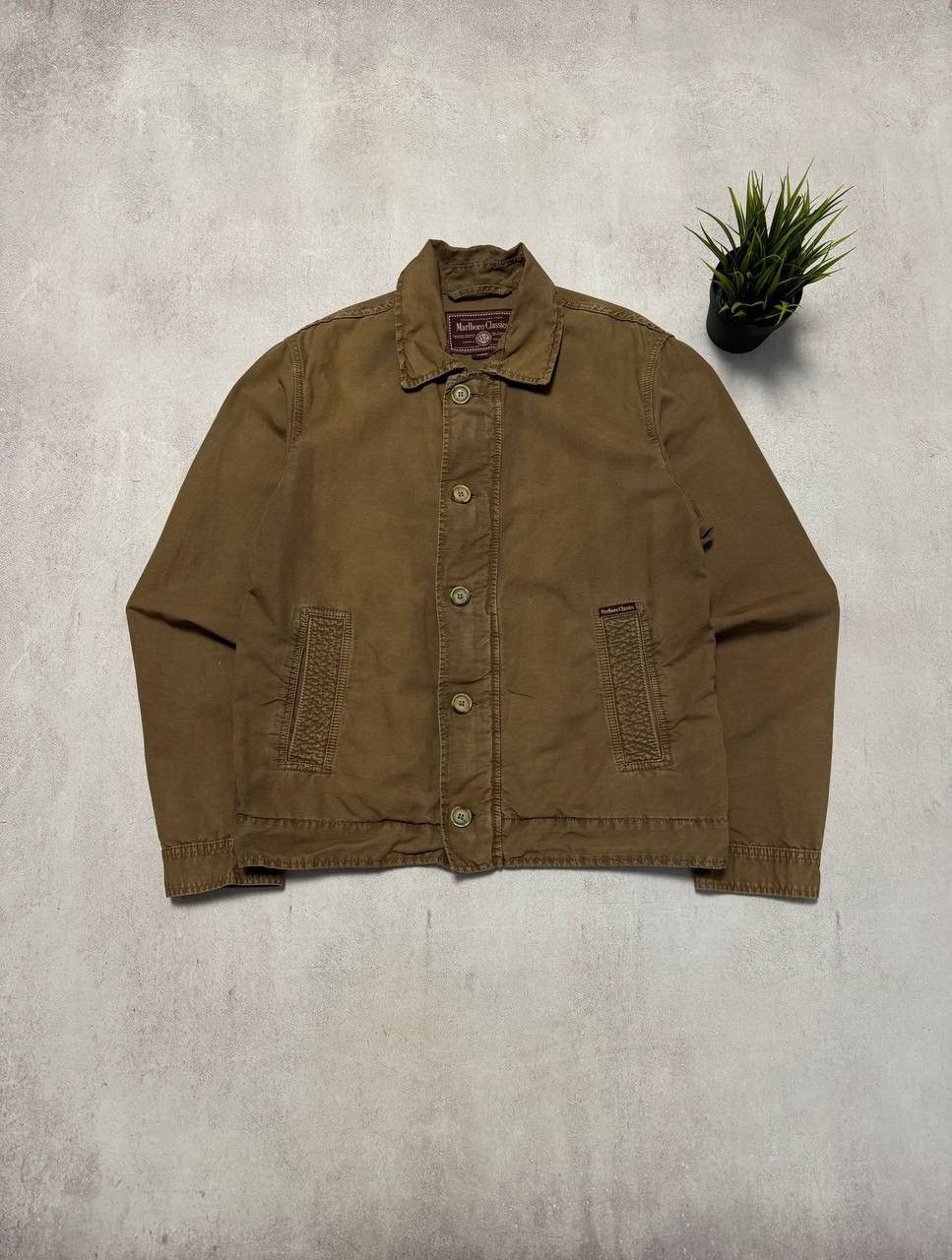 Marlboro Classics × Vintage Vintage Marlboro Classic Jacket Bomber Mens Y2K 90s Size US L / EU 52-54 / 3 - 1 Thumbnail