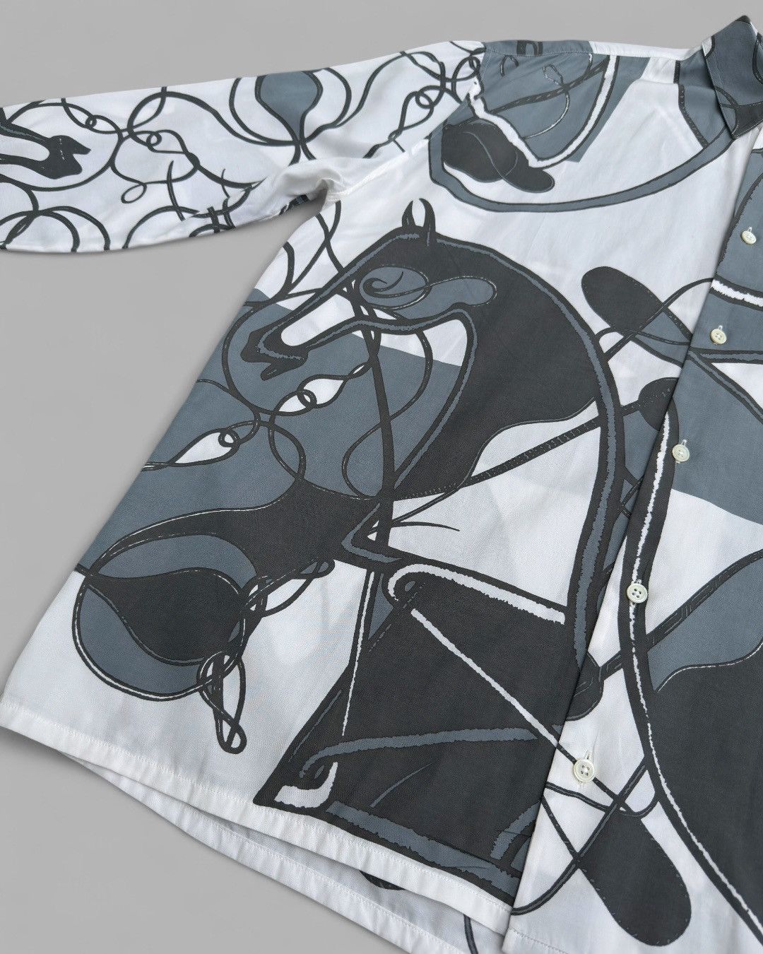 Hermes Hermes Paris By Martin Margiela Printed Silk Size US M / EU 48-50 / 2 - 14 Thumbnail
