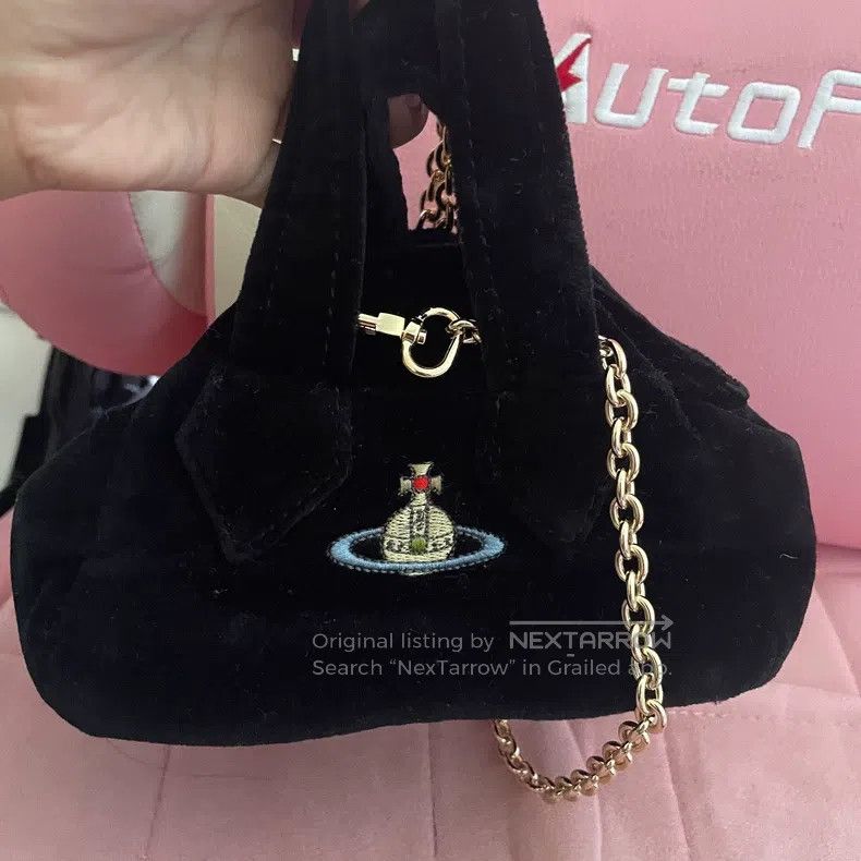 Vivienne Westwood Vivienne Westwood size os Velvet bowling bag Size ONE SIZE - 2 Thumbnail