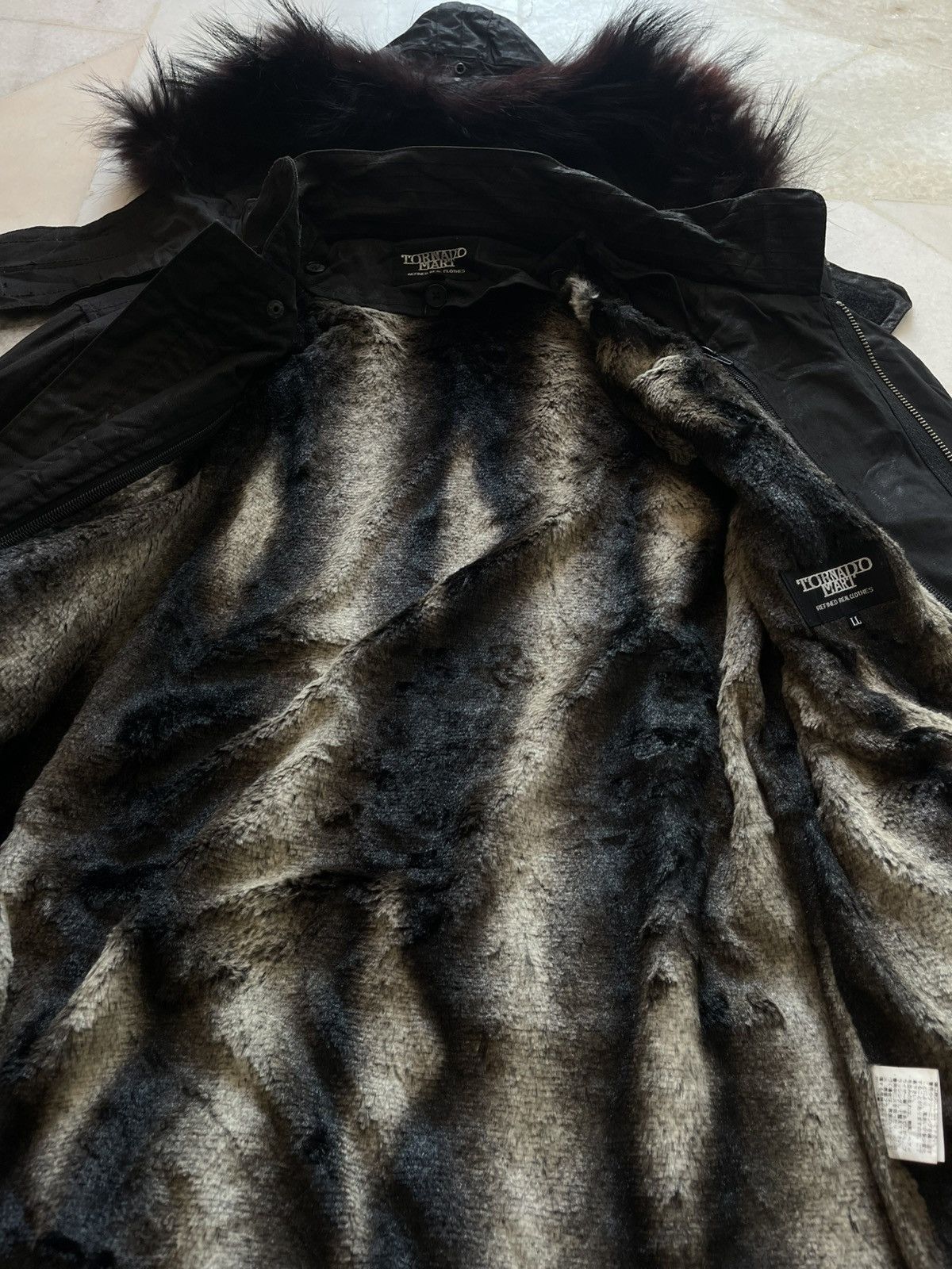 Tornado Mart 2000s Tornado Mart Parka Wx With Raccon Fur Hoodie Size US M / EU 48-50 / 2 - 16 Thumbnail
