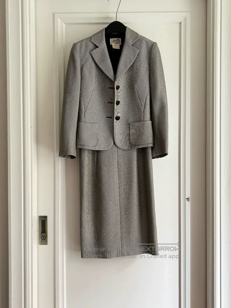 Hermes Hermes Classic Blazer Dress Set Size XS / US 0-2 / IT 36-38 - 3 Thumbnail