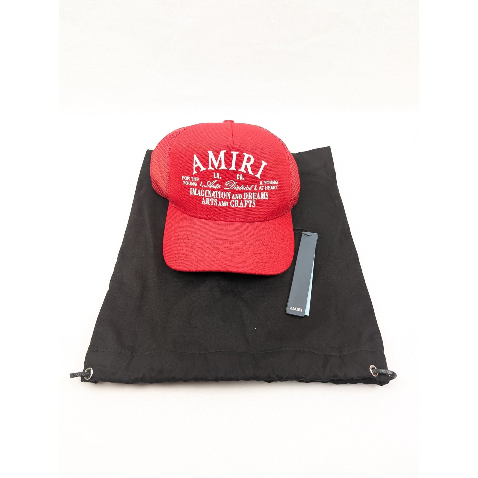 Amiri o1rshd1 Size: OS / Arts District Trucker Cap / Hat Red Size ONE SIZE - 18 Thumbnail