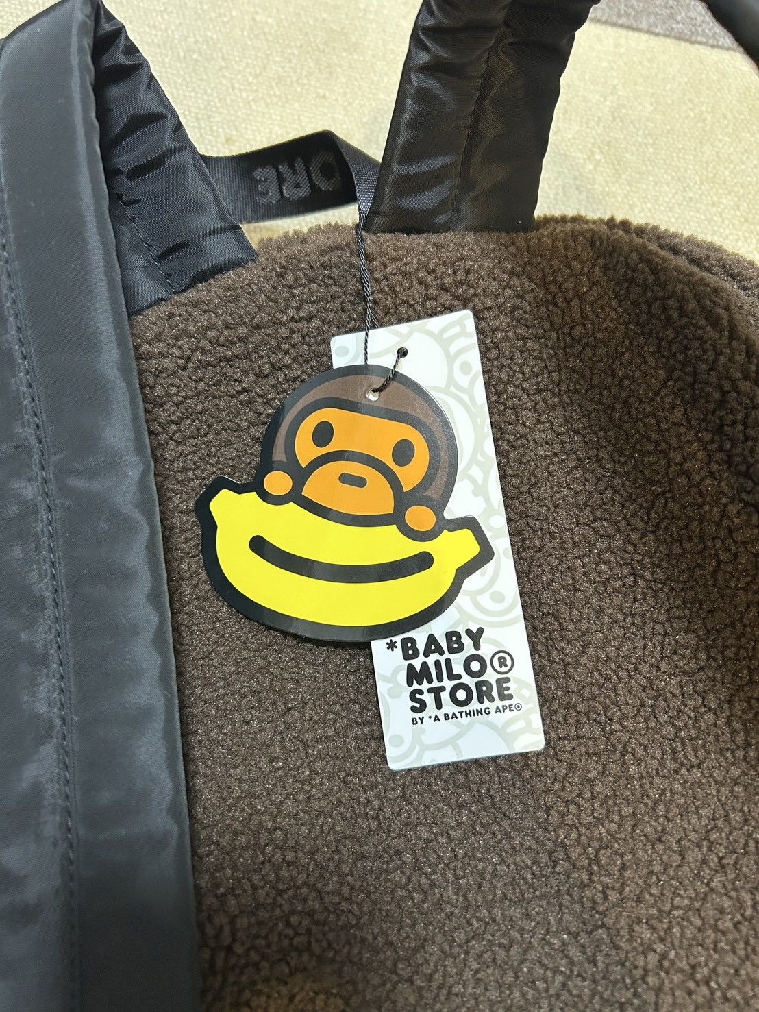 Bape Bape Brown Baby Milo Medium backpack fur Size ONE SIZE - 9 Thumbnail