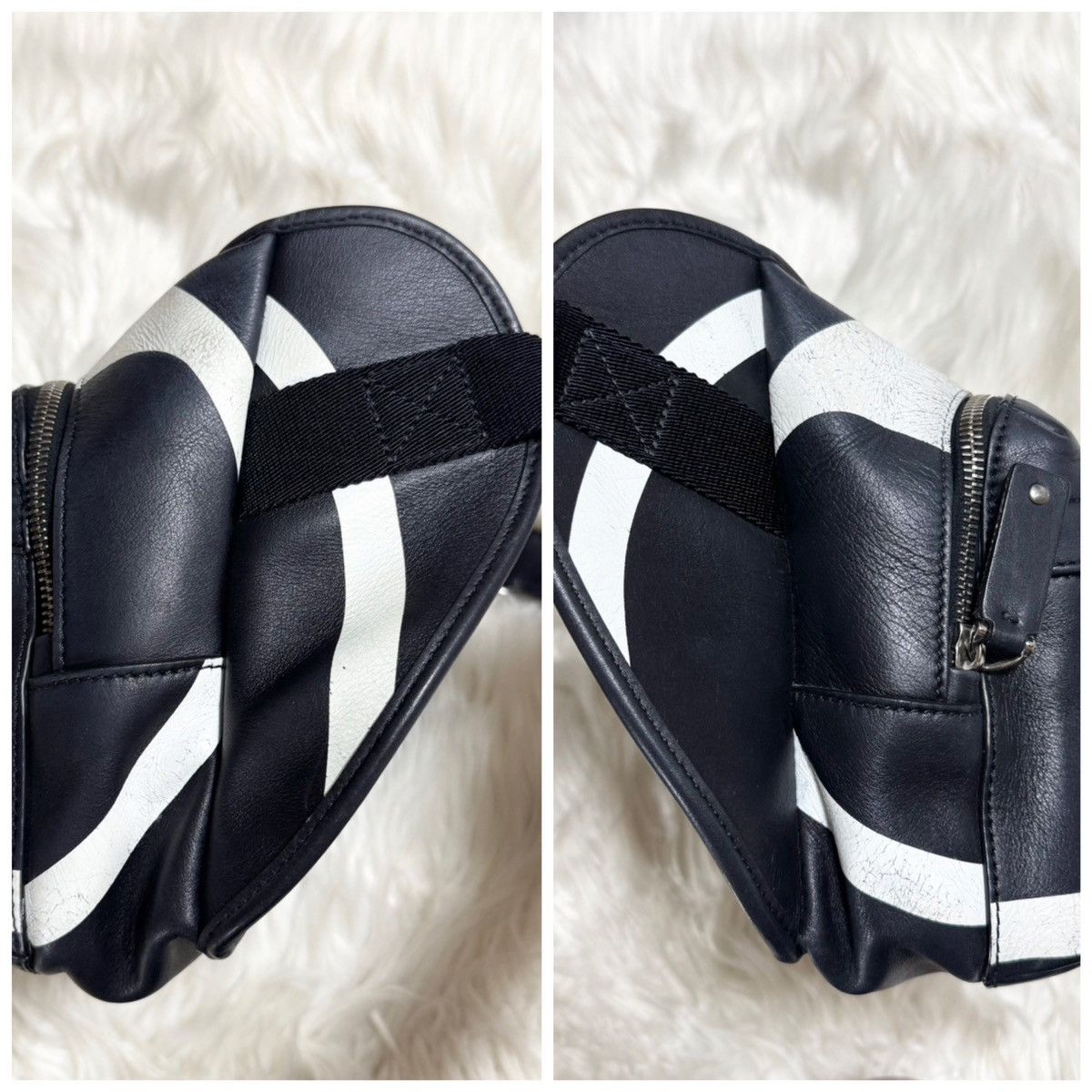 Valentino Valentino Studded Zip Giant V Logo Leather Sling Body Bag Size ONE SIZE - 20 Thumbnail