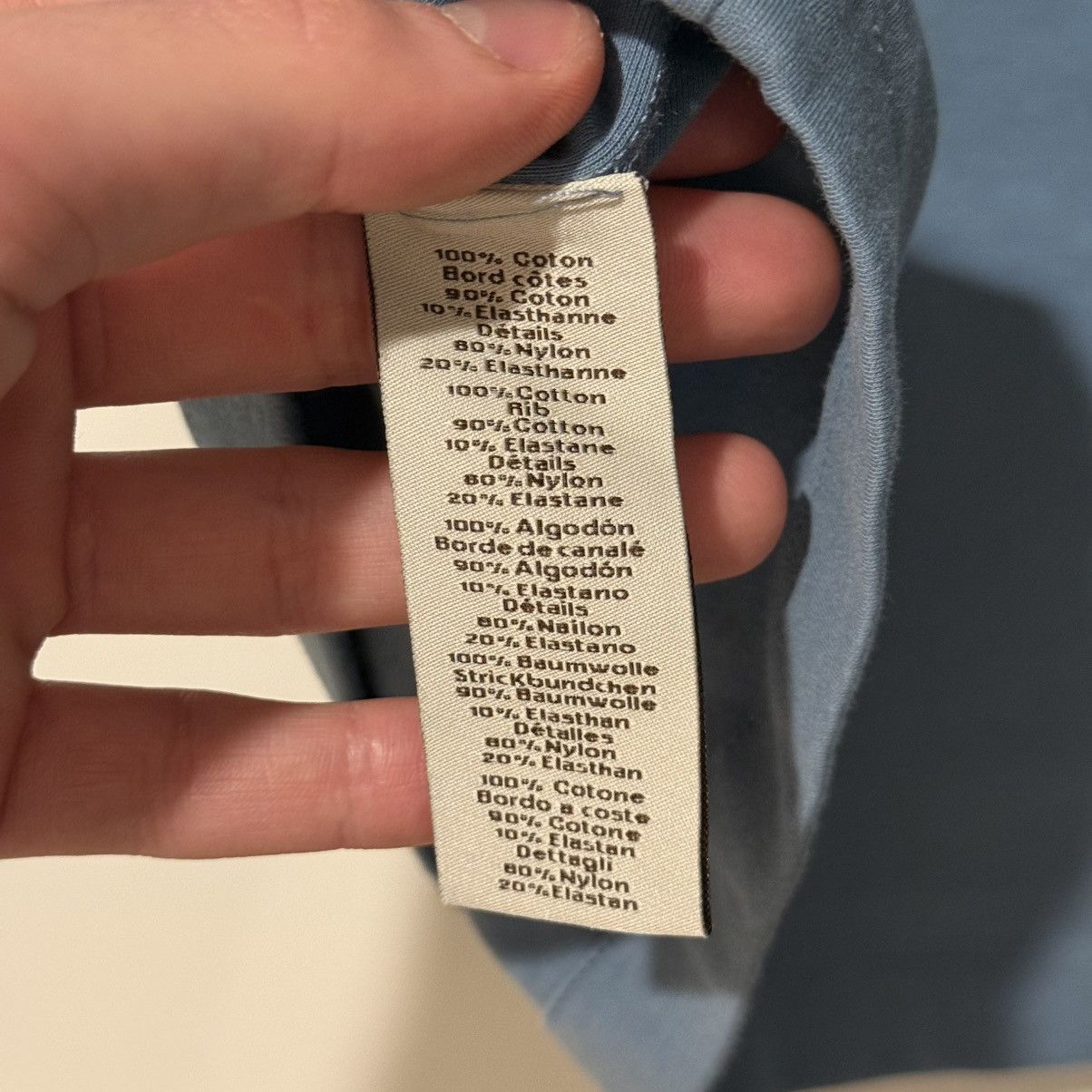 Hermes Hermès Men’s "Quarterb'H" Sky Blue Crewneck T-shirt Small Size US S / EU 44-46 / 1 - 16 Thumbnail