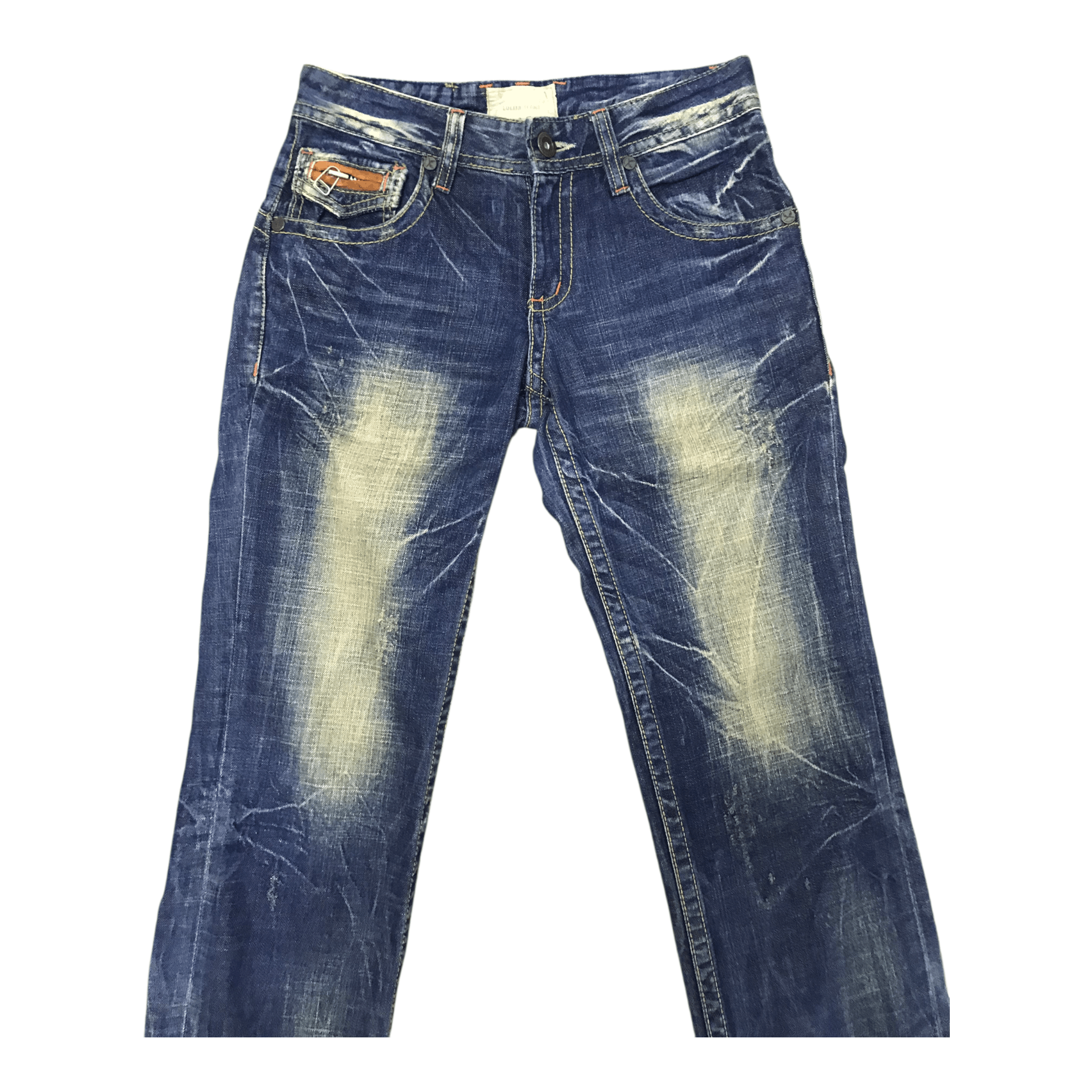 【LOLITA】AUTHENTIC DENIM SIZE29 Lolita Jeans Size 29 Fits W32xl22.5 Japanese Workwear