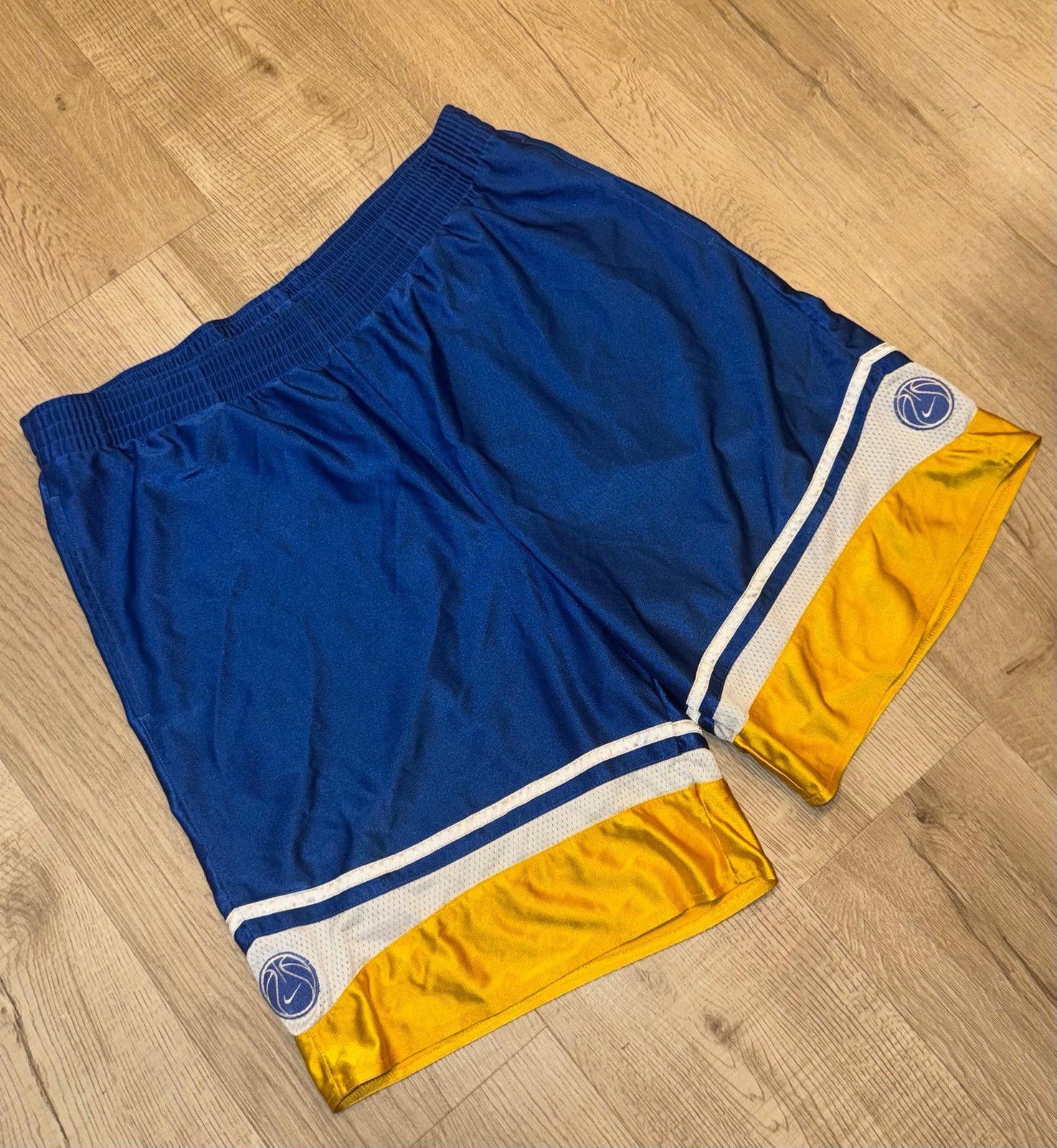 Nike Nike Hoops Nylon Dazzle Shorts Mens Large Rare 90s Vintage Size US 34 / EU 50 - 1 Thumbnail