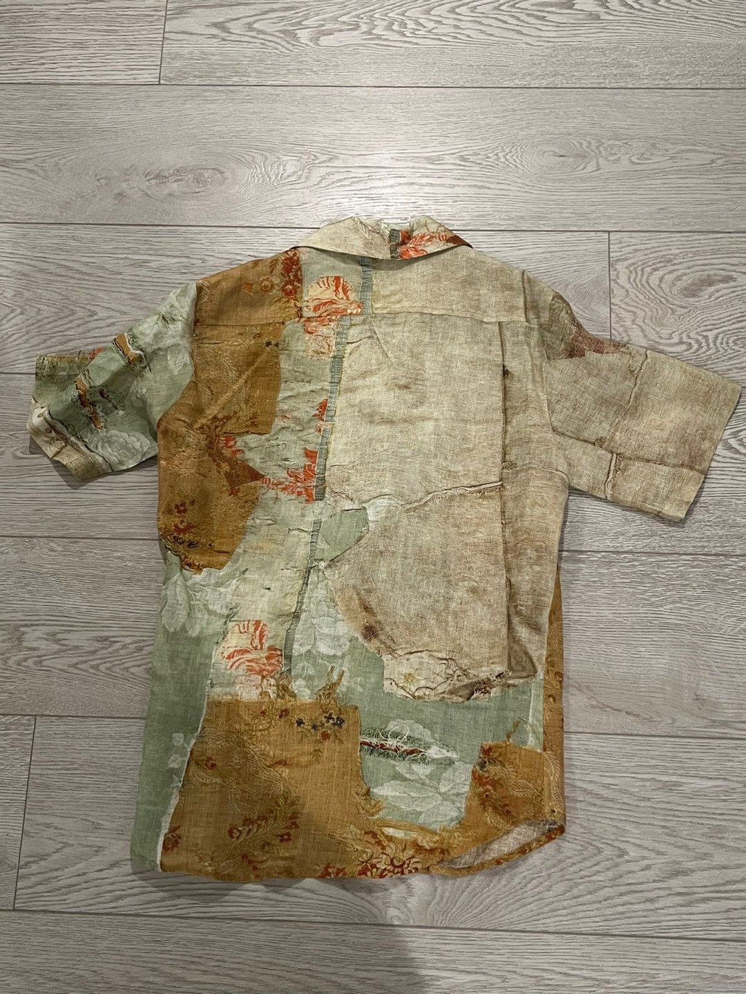 Acne Studios Acne Studis Flower Button Linen Shirt Size XXS / US 00 / IT 34 - 5 Thumbnail
