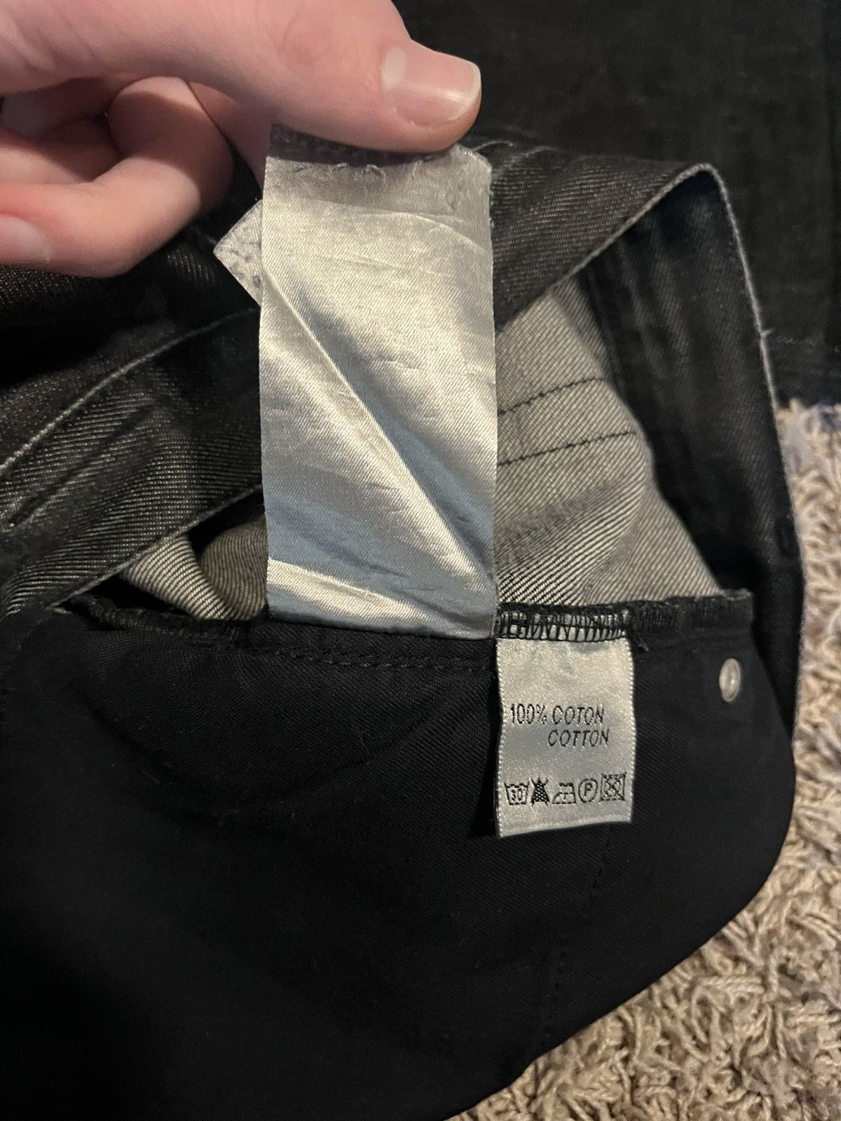 Dior dior homme black denim jeans Size US 32 / EU 48 - 14 Thumbnail