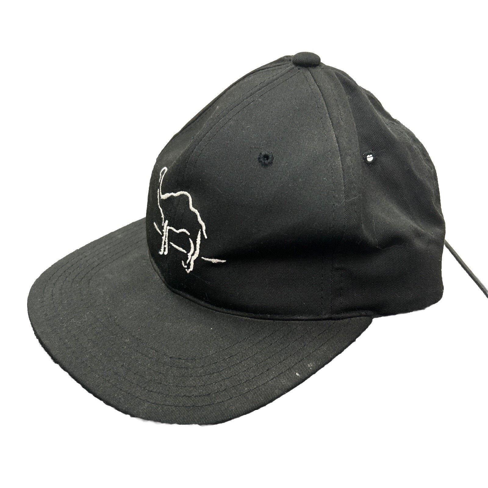 Camel Vintage Camel Black & White Embroidered Vintage SnapBack Hat Size ONE SIZE - 2 Thumbnail