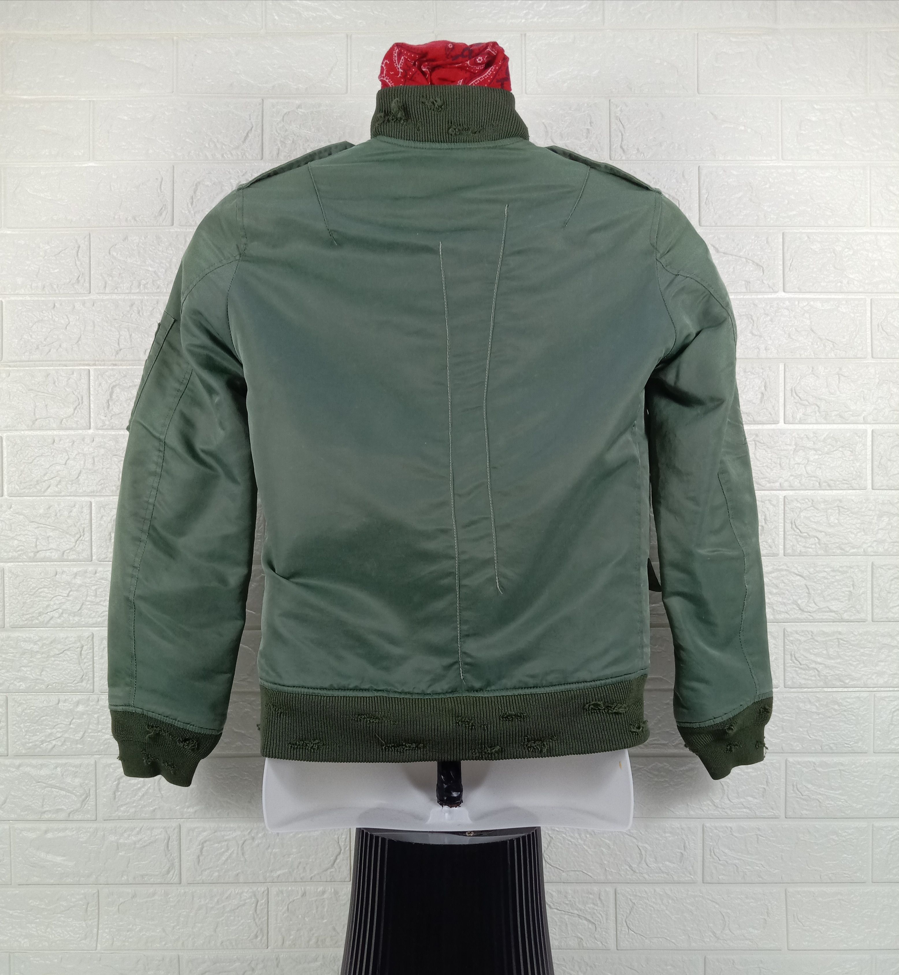 Japanese Brand Vintage Army Japanese Inpaichthys Kerri Bomber Jacket Size US S / EU 44-46 / 1 - 4 Thumbnail