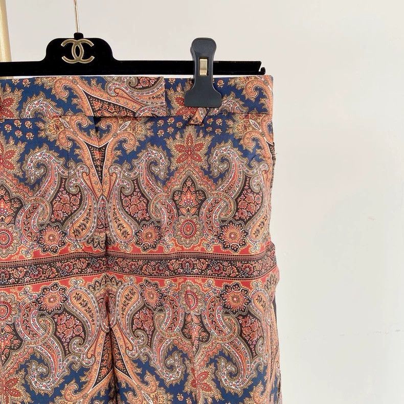 Other Givenchy Size36 Patterned Silk Casual Pants, Size 36 Size US 36 / EU 52 - 3 Thumbnail