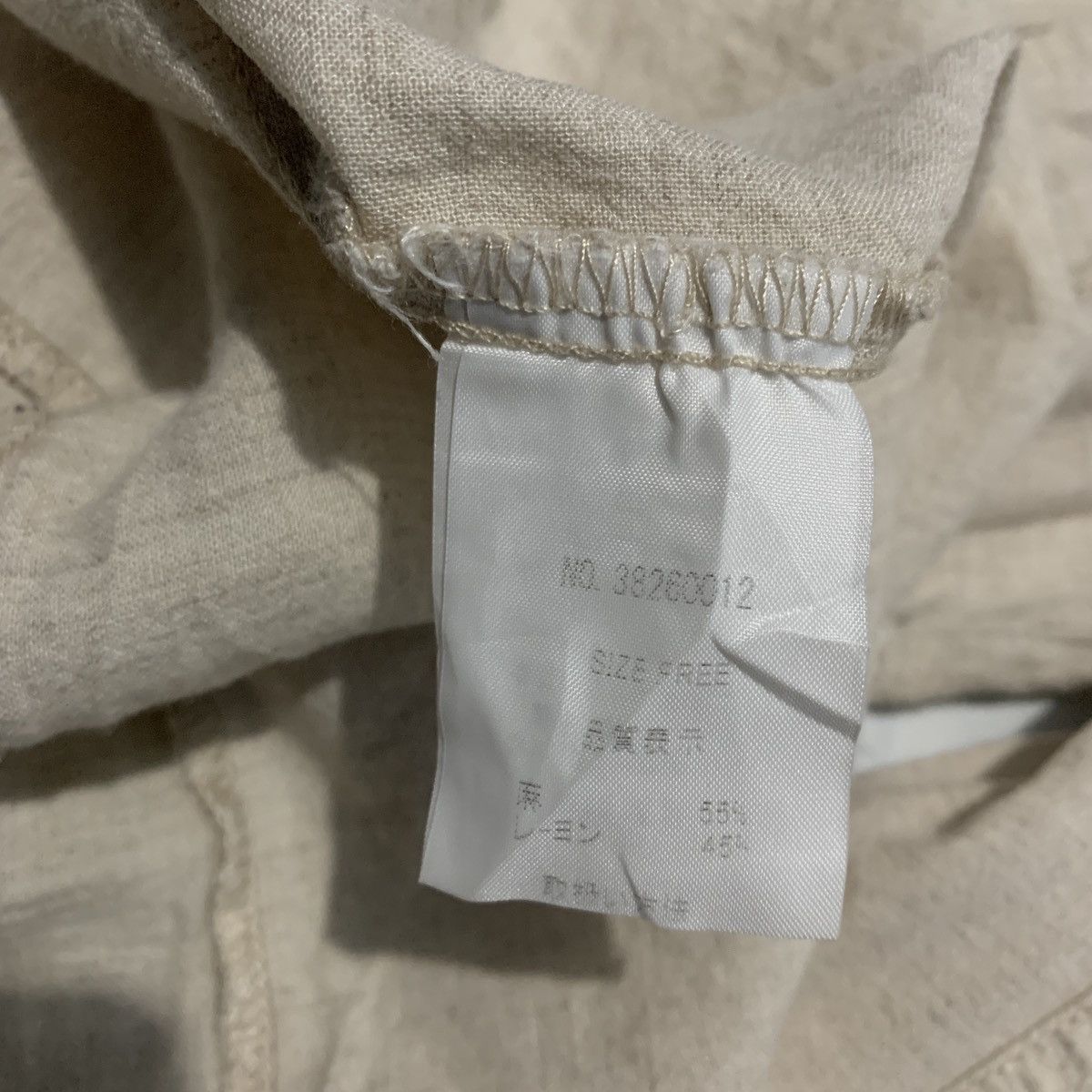 Designer G.O.A Safari Raw Hem Linen Rayon Shirt Size M / US 6-8 / IT 42-44 - 10 Thumbnail